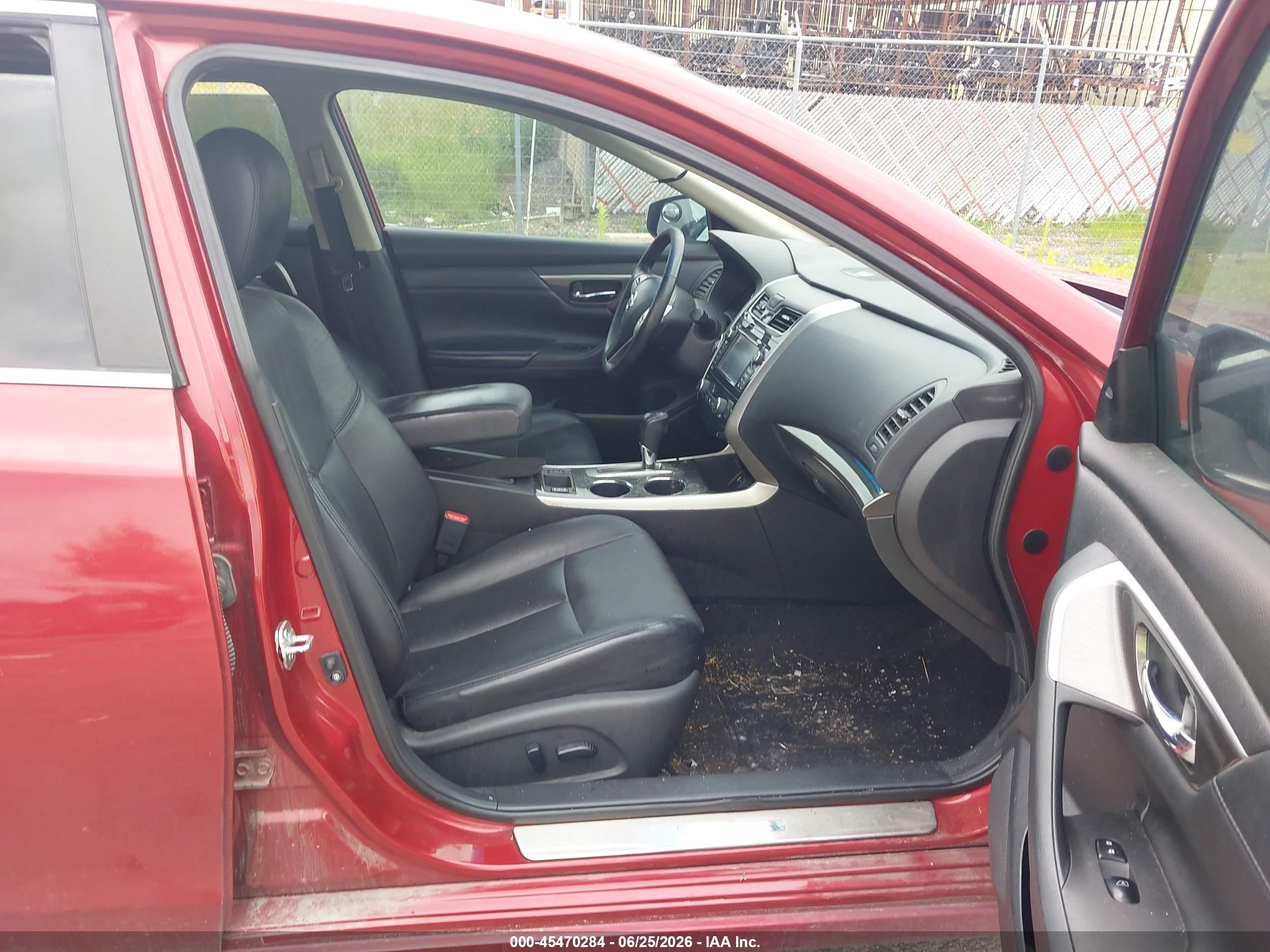 2015 Nissan Altima 2.5 Sl Red vin: 1N4AL3AP0FN308425