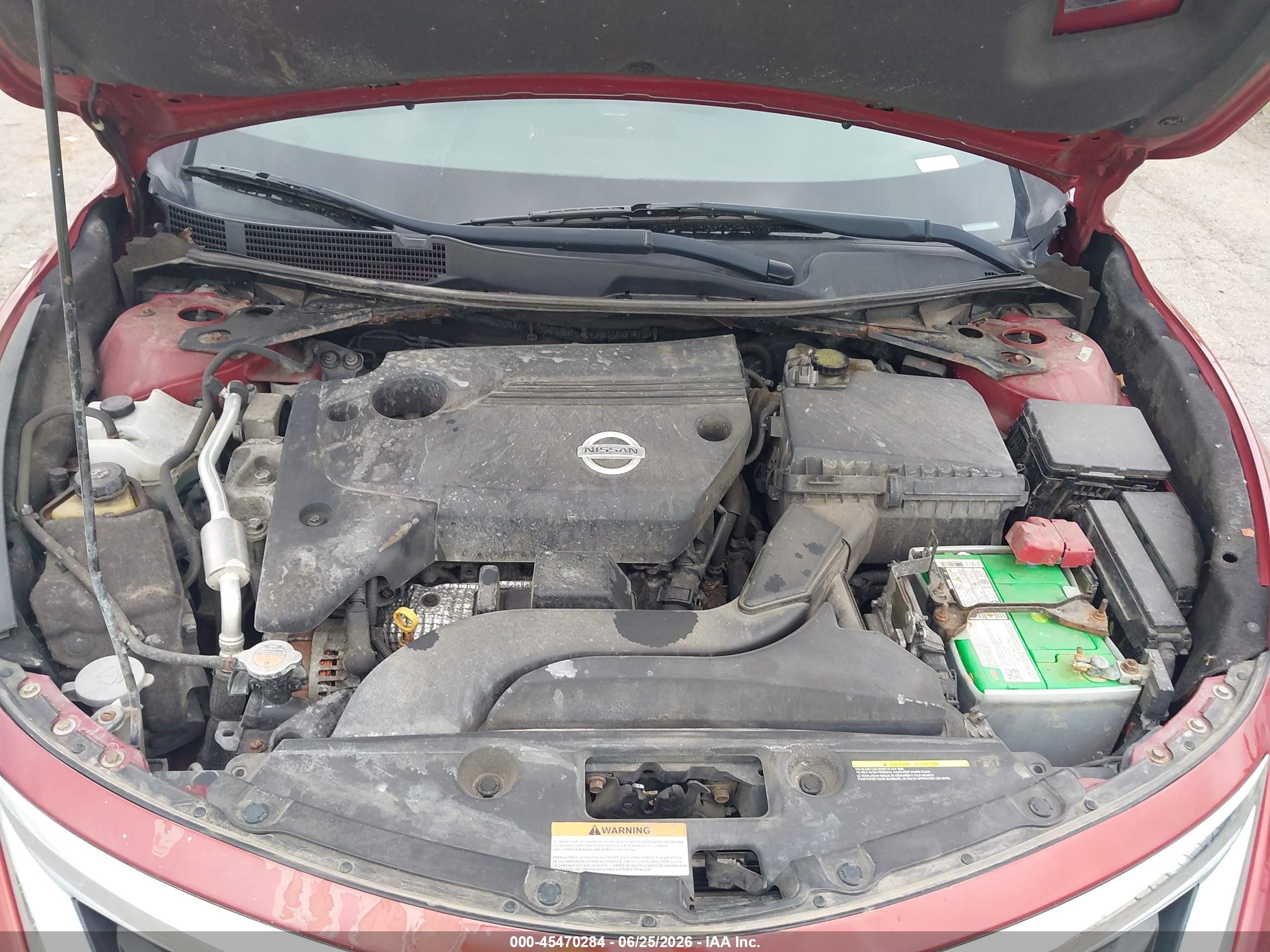 2015 Nissan Altima 2.5 Sl Red vin: 1N4AL3AP0FN308425