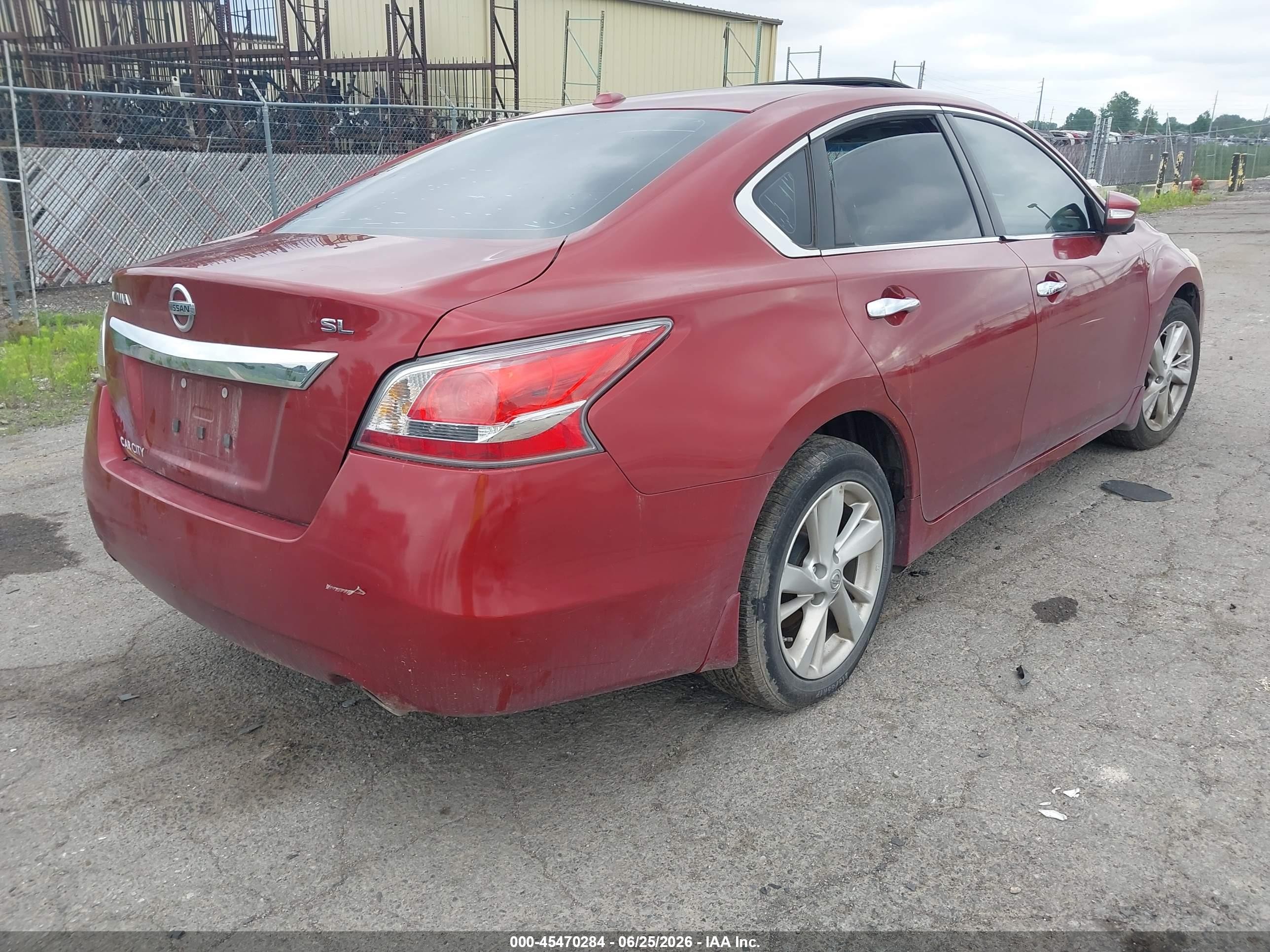 2015 Nissan Altima 2.5 Sl Red vin: 1N4AL3AP0FN308425