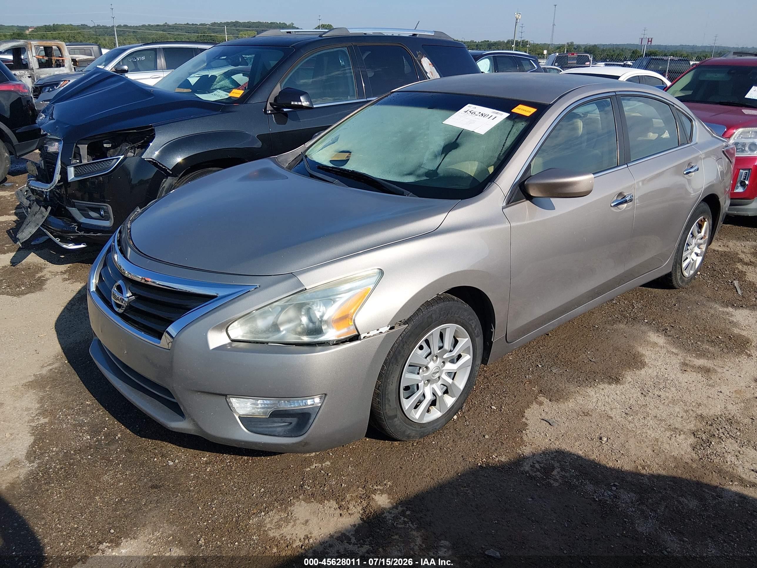 2015 Nissan Altima 2.5/2.5 S/2.5 Sl/2.5 Sv Серый vin: 1N4AL3AP0FN314077