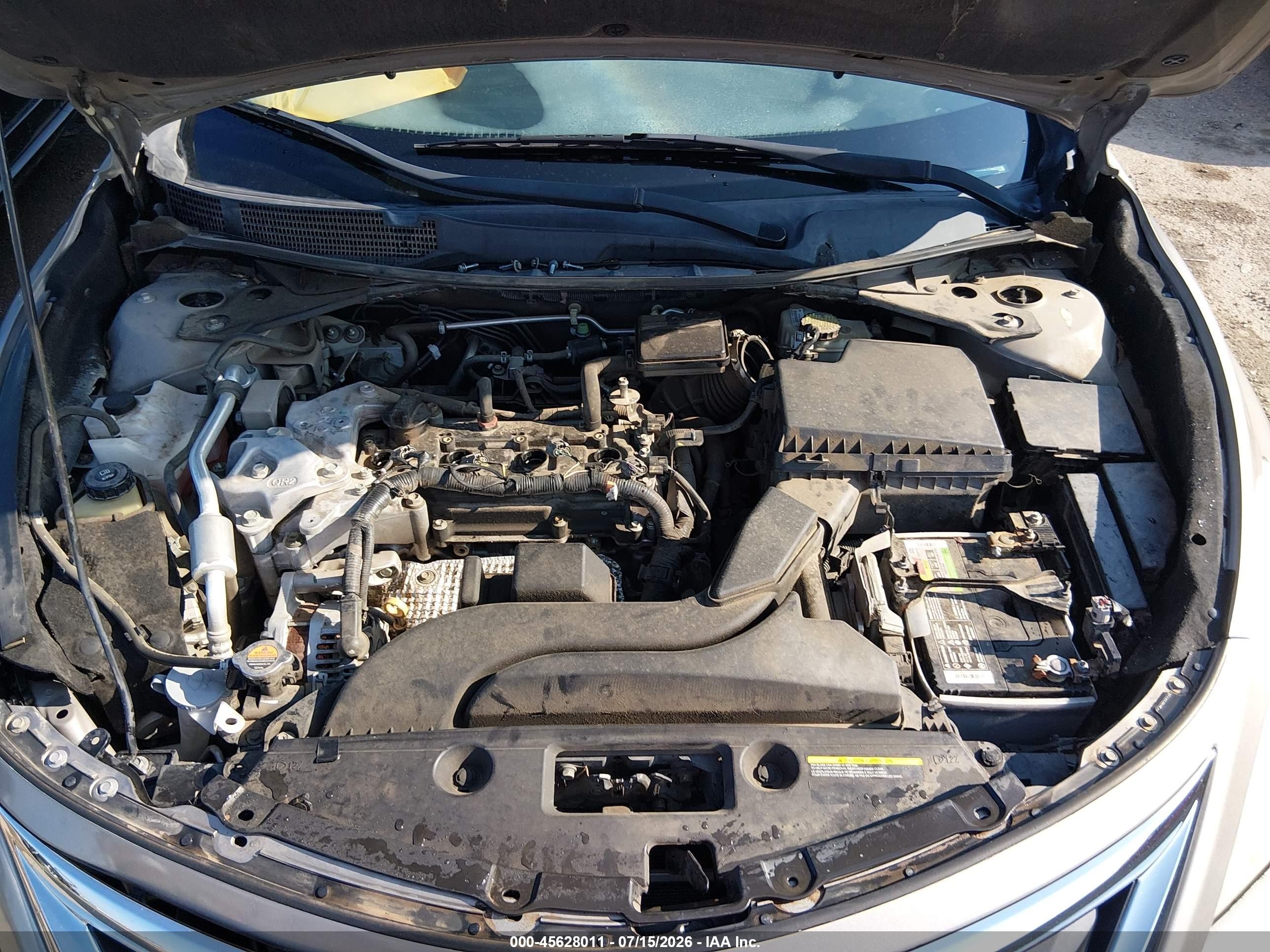 2015 Nissan Altima 2.5/2.5 S/2.5 Sl/2.5 Sv Серый vin: 1N4AL3AP0FN314077