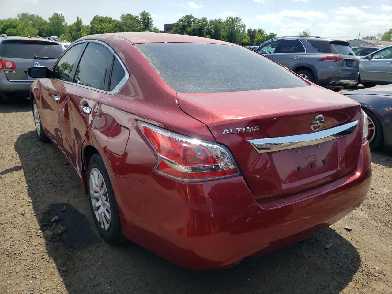2015 Nissan Altima 2.5 Красный vin: 1N4AL3AP0FN318985