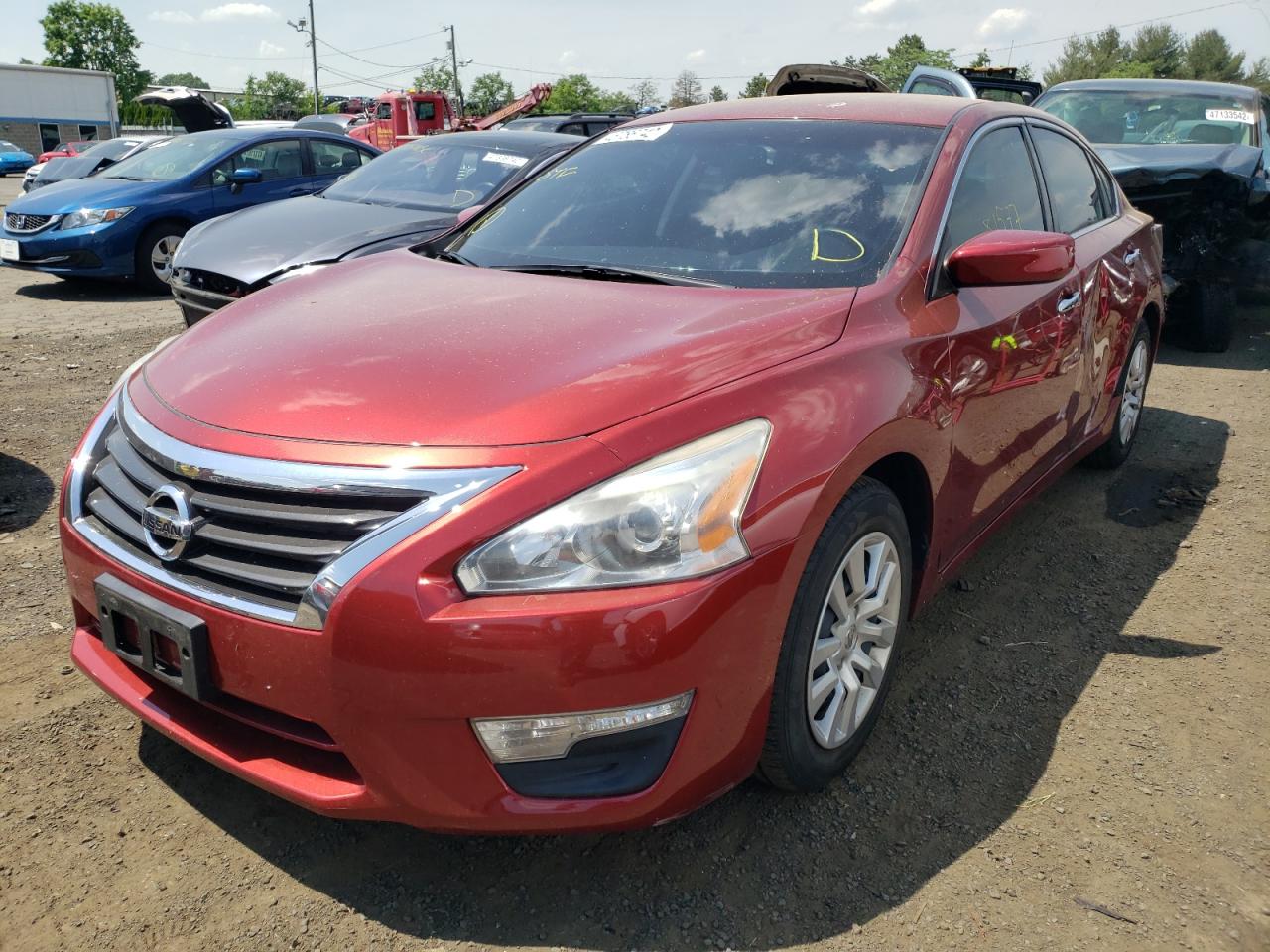 2015 Nissan Altima 2.5 Красный vin: 1N4AL3AP0FN318985