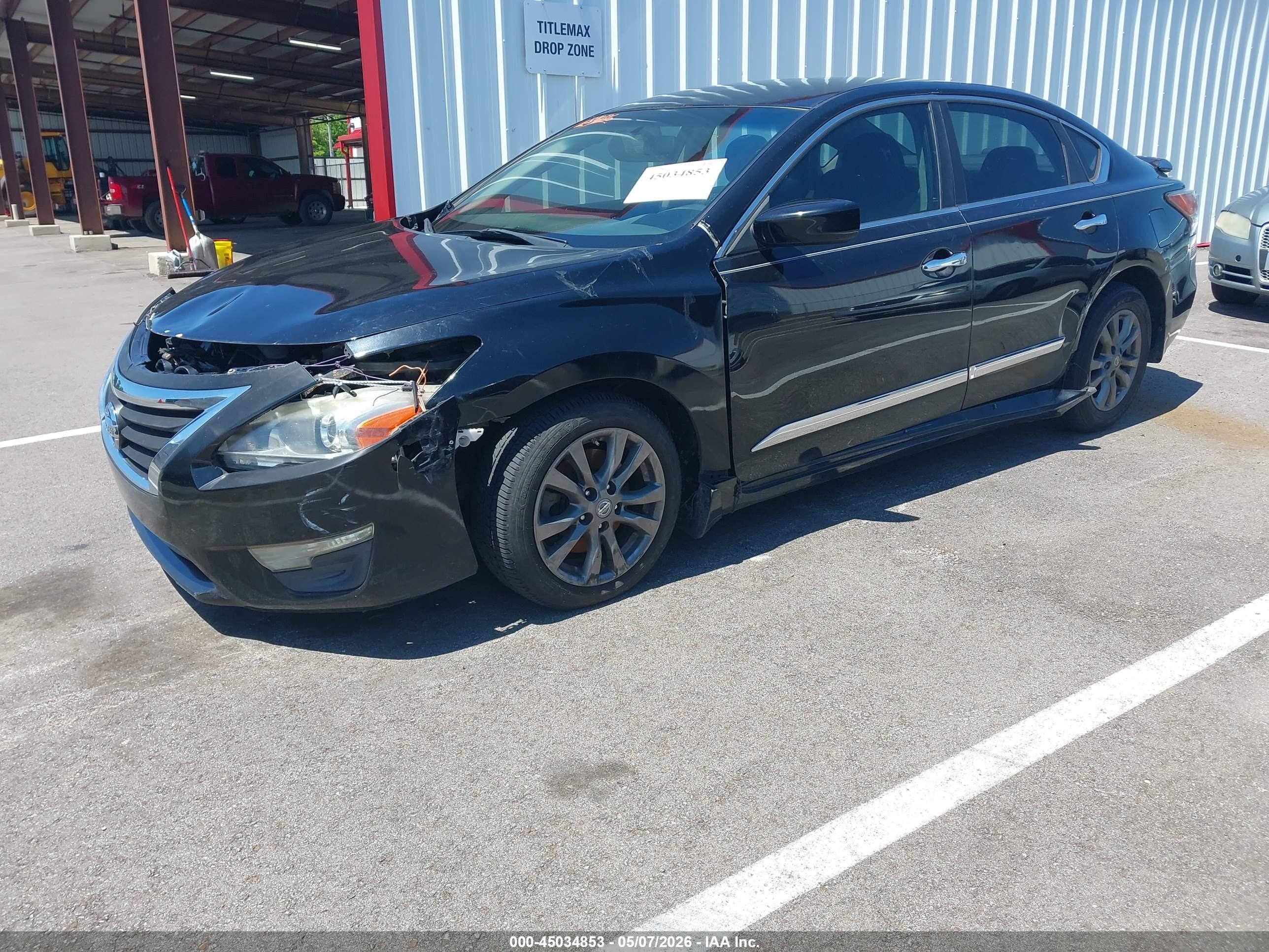2015 Nissan Altima 2.5 S Black vin: 1N4AL3AP0FN360590