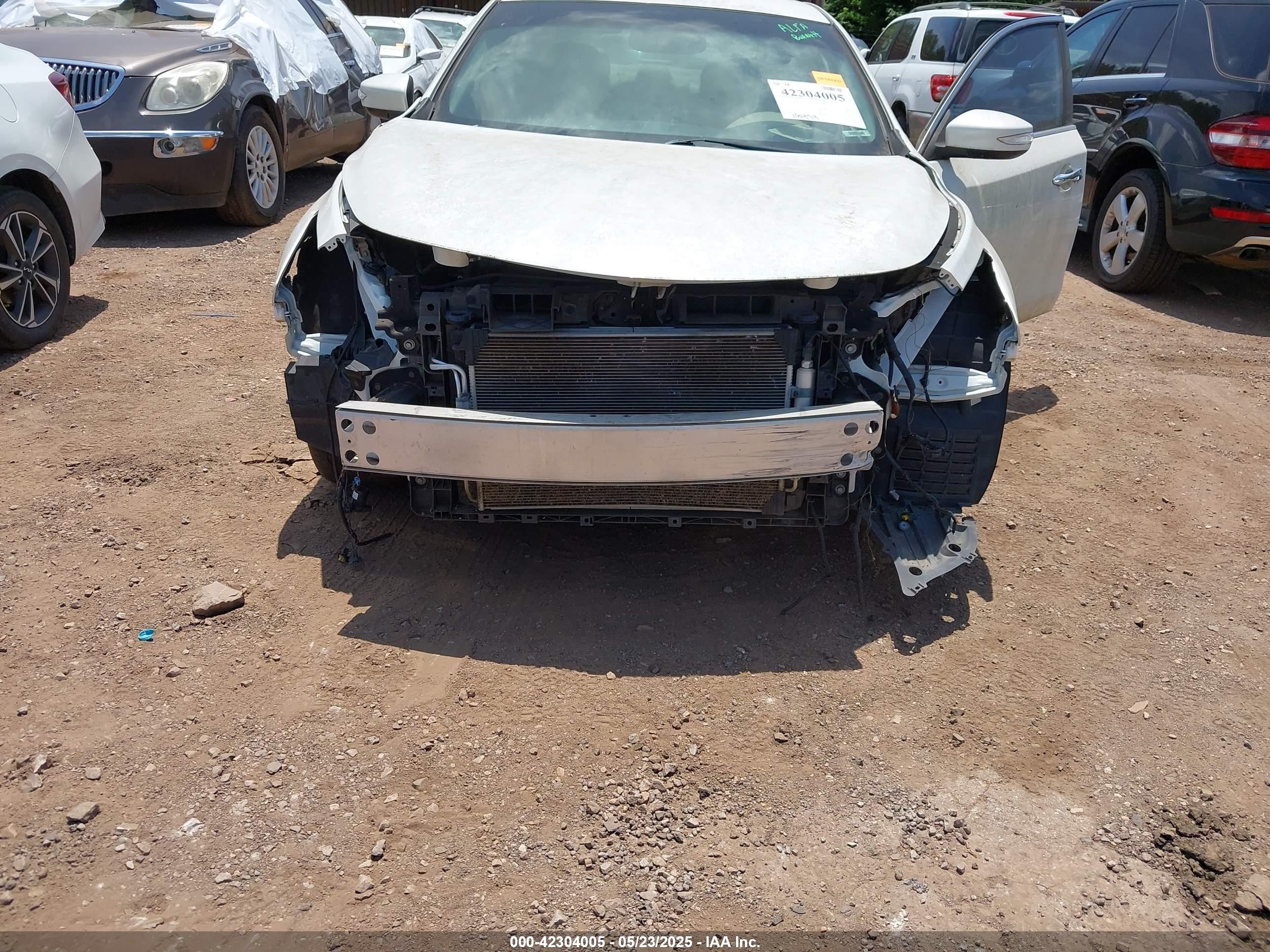 2015 Nissan Altima 2.5 Sl White vin: 1N4AL3AP0FN361397