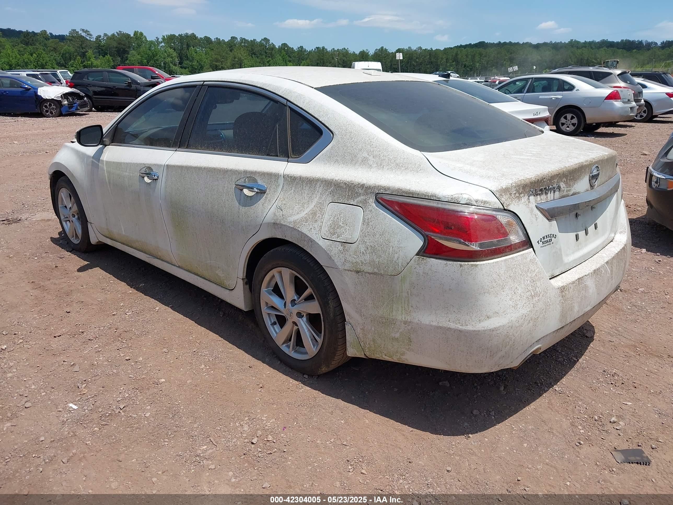 2015 Nissan Altima 2.5 Sl White vin: 1N4AL3AP0FN361397