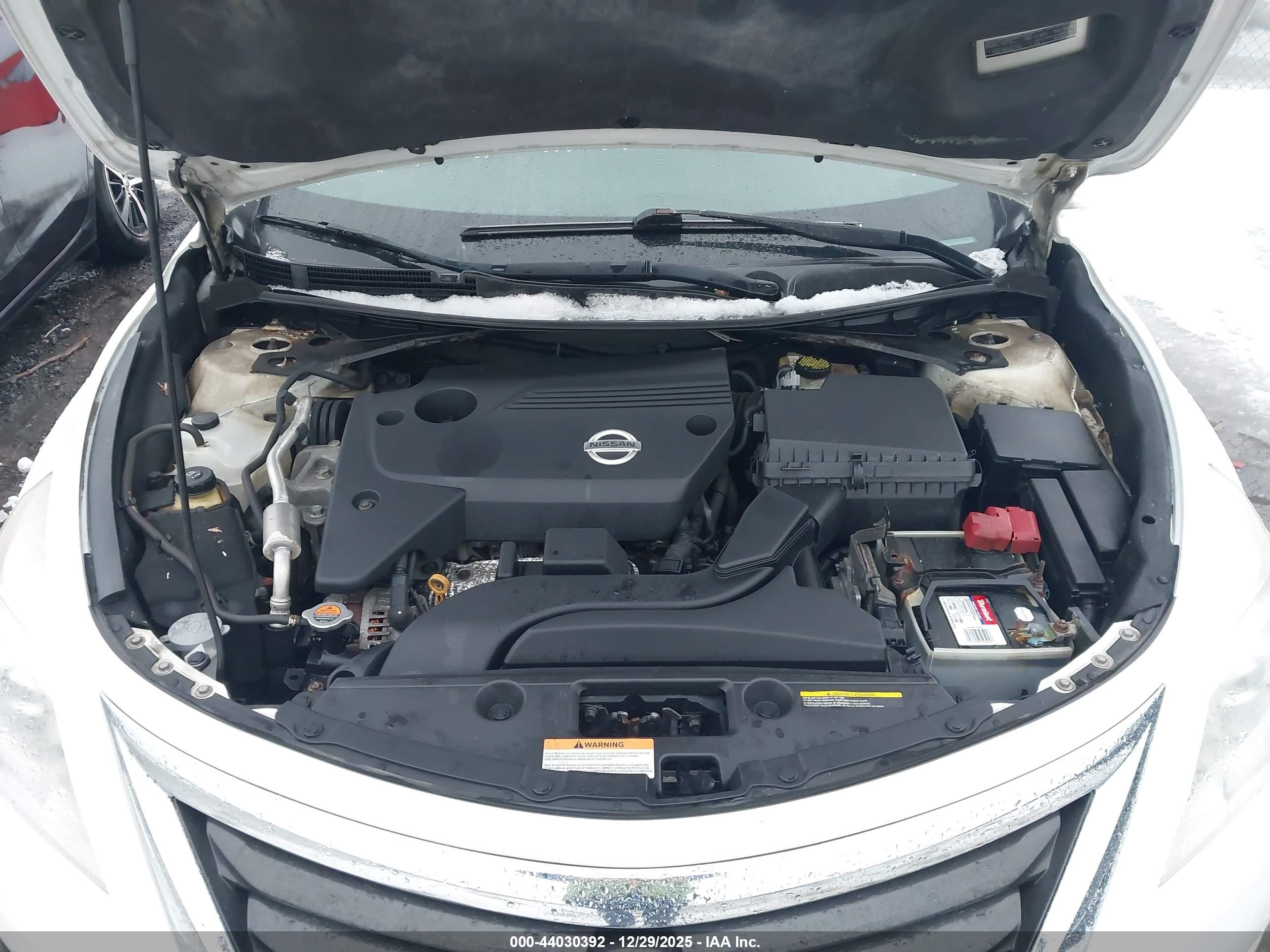 2015 Nissan Altima 2.5/2.5 S/2.5 Sl/2.5 Sv Белый vin: 1N4AL3AP0FN385831