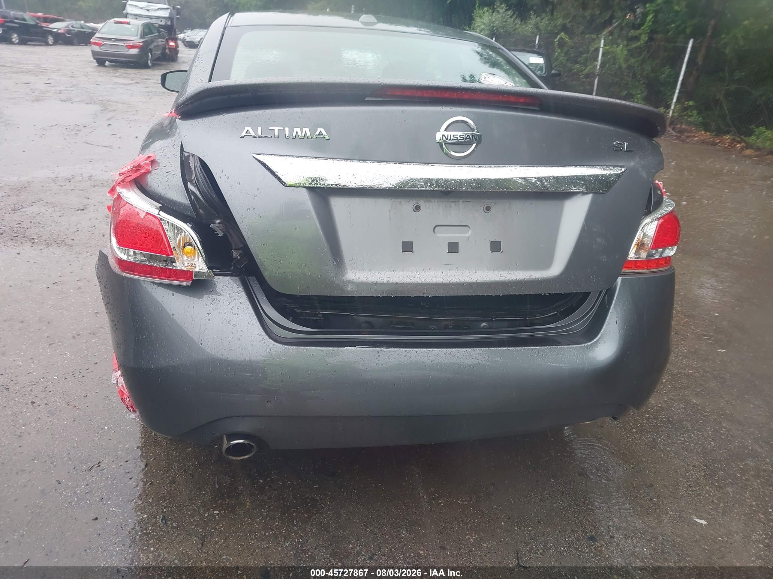2015 Nissan Altima 2.5 Sl Gray vin: 1N4AL3AP0FN393296