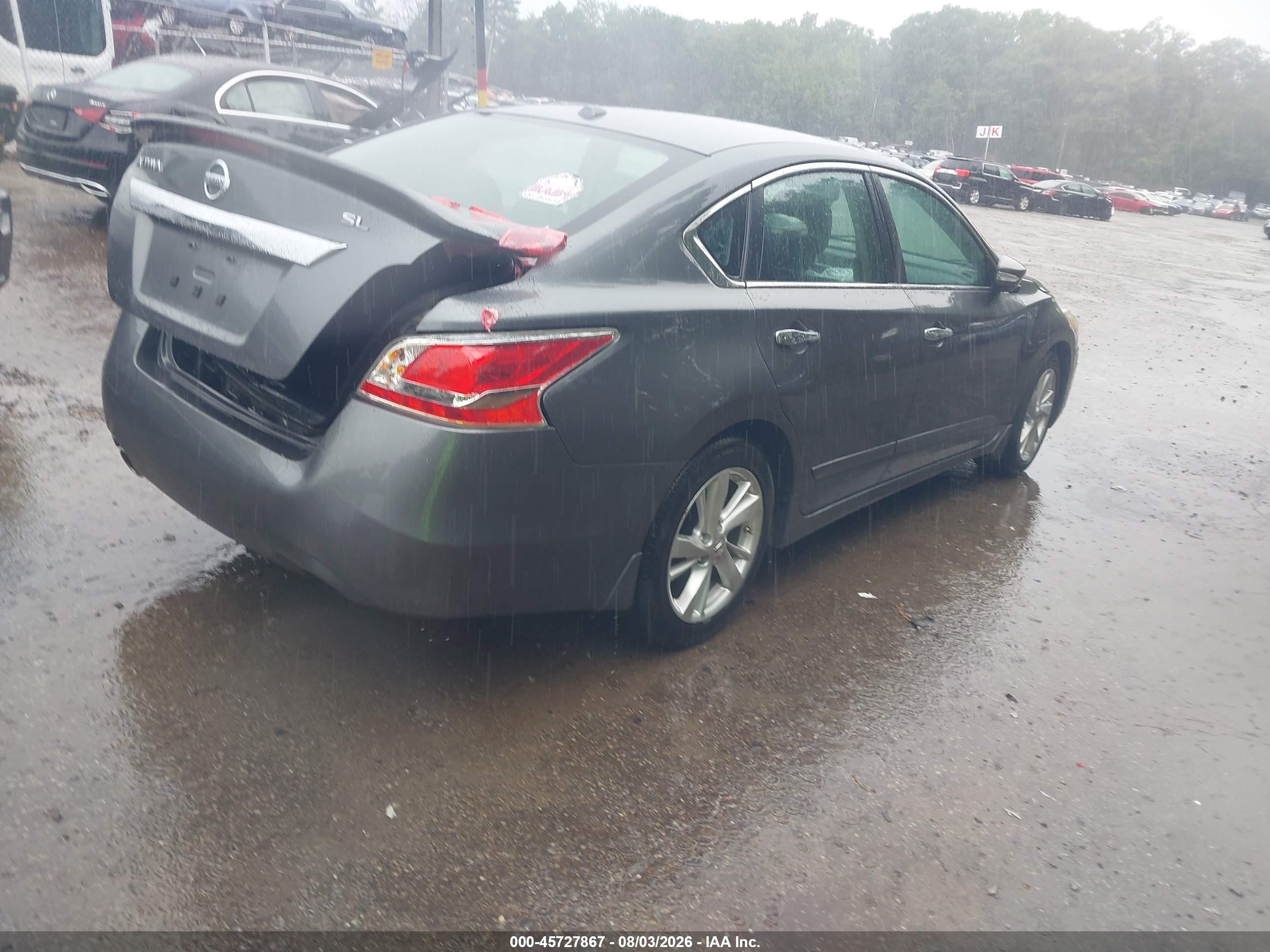 2015 Nissan Altima 2.5 Sl Gray vin: 1N4AL3AP0FN393296