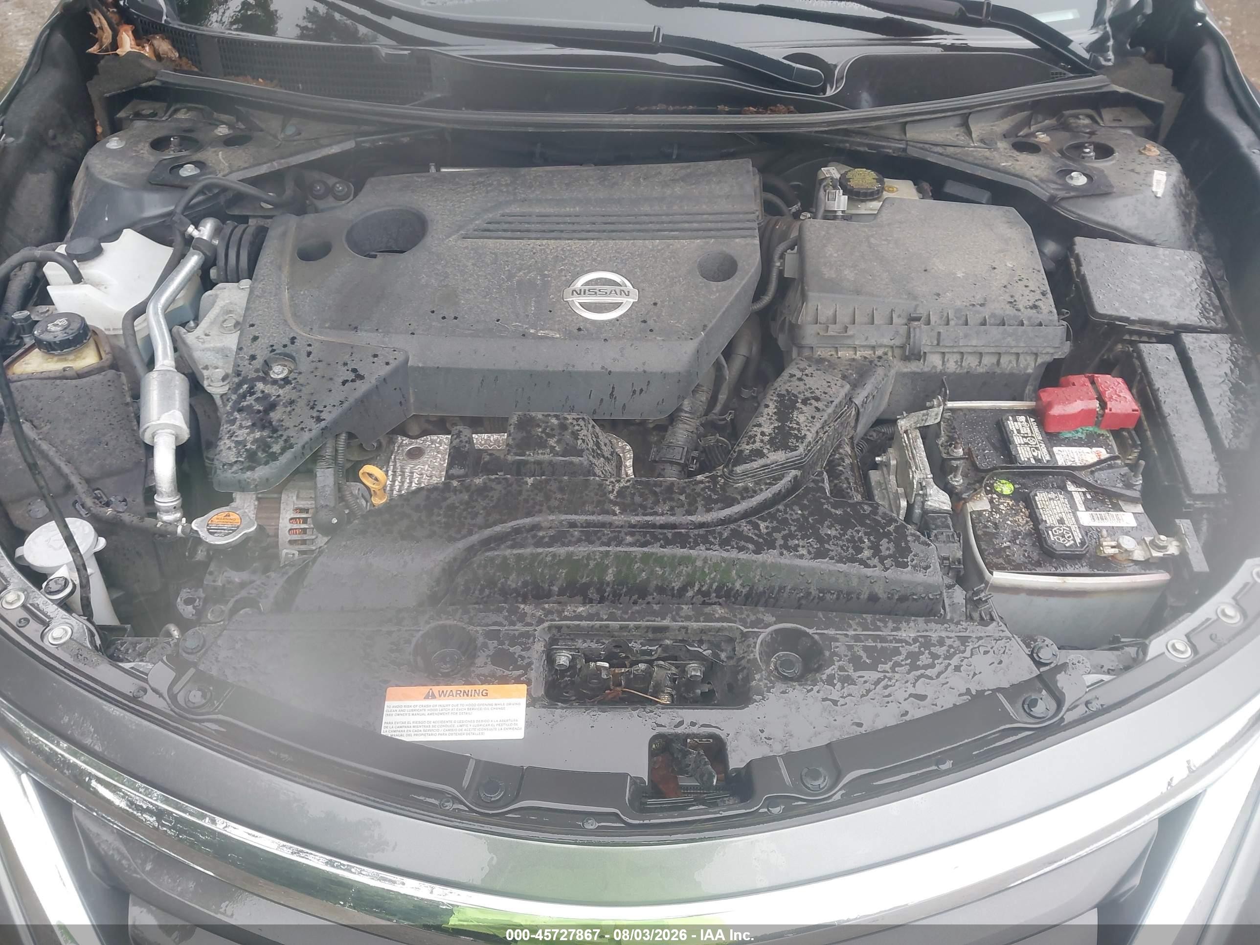 2015 Nissan Altima 2.5 Sl Gray vin: 1N4AL3AP0FN393296