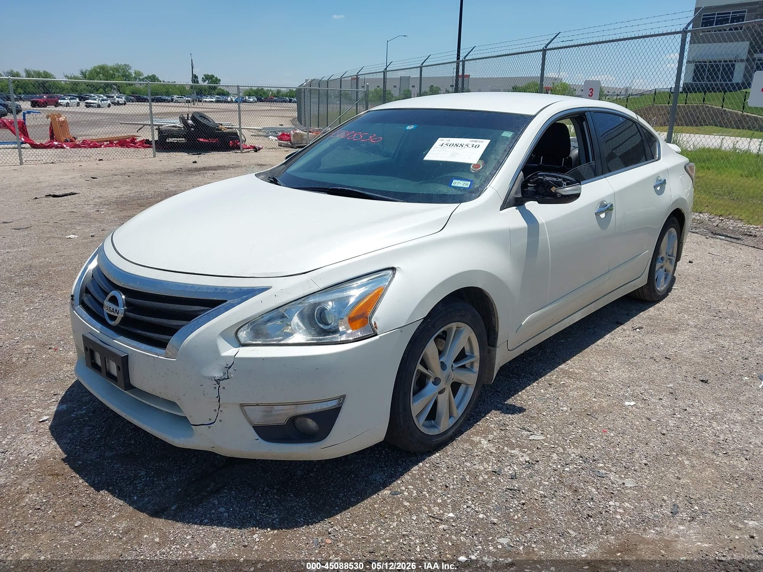 2015 Nissan Altima 2.5/2.5 S/2.5 Sl/2.5 Sv White vin: 1N4AL3AP0FN394495