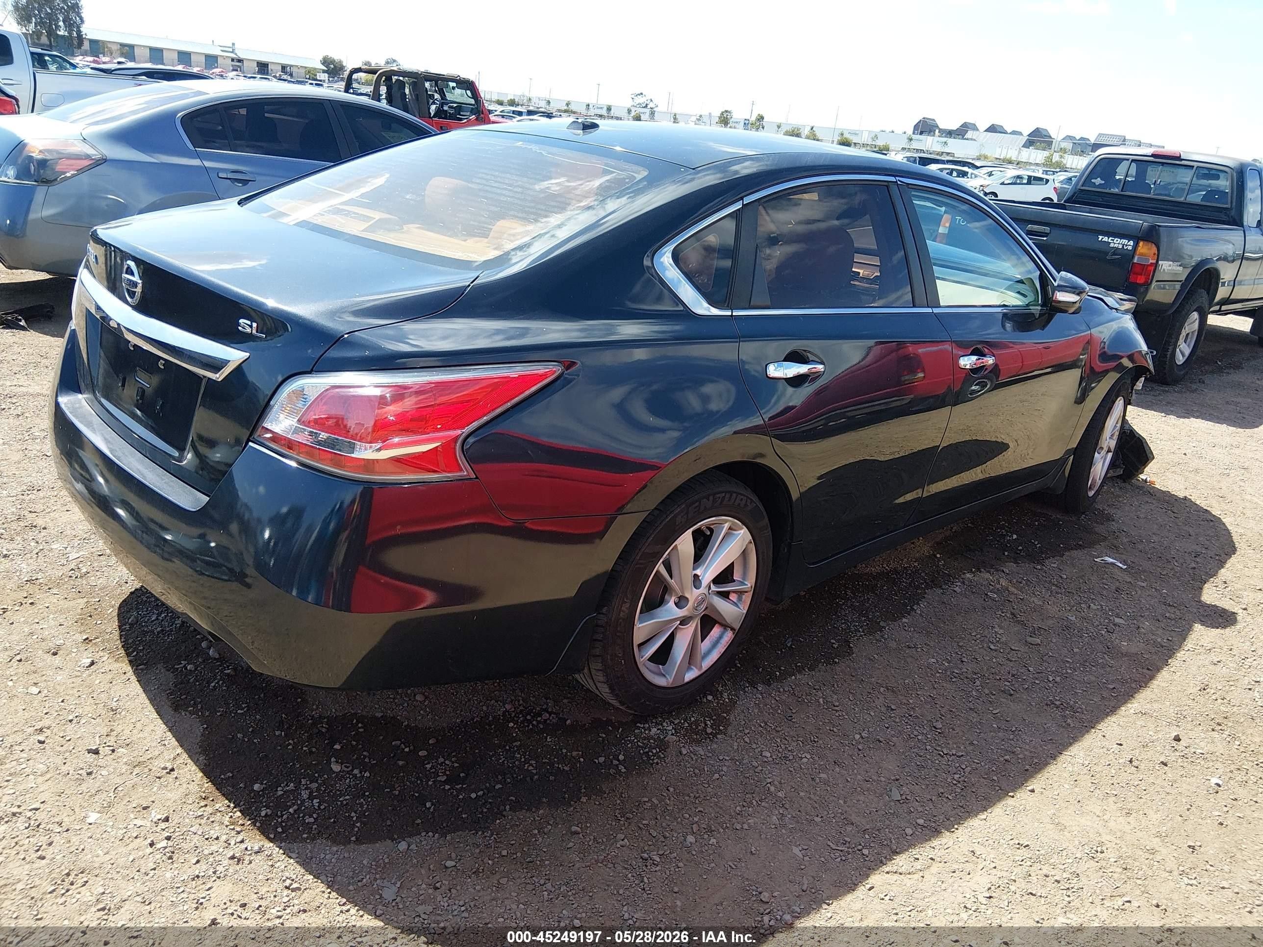 2015 Nissan Altima 2.5 Sl Dark Blue vin: 1N4AL3AP0FN395288