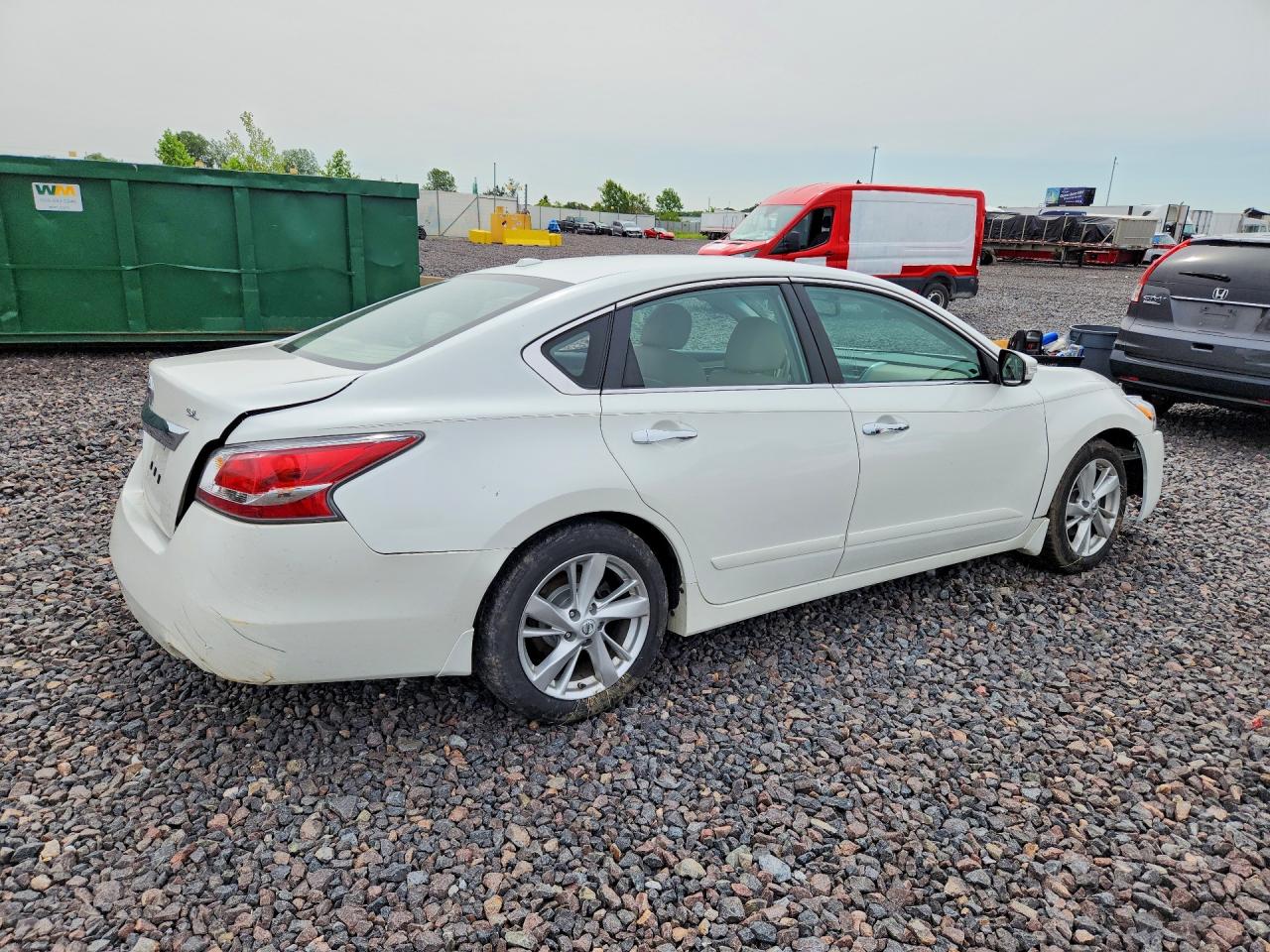 2015 Nissan Altima 2.5 Sl White vin: 1N4AL3AP0FN401672