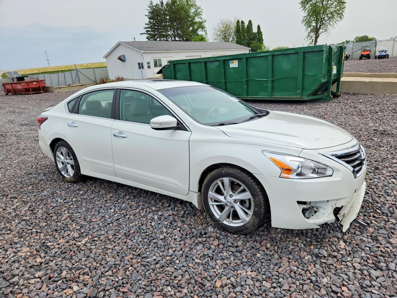 2015 Nissan Altima 2.5 Sl White vin: 1N4AL3AP0FN401672