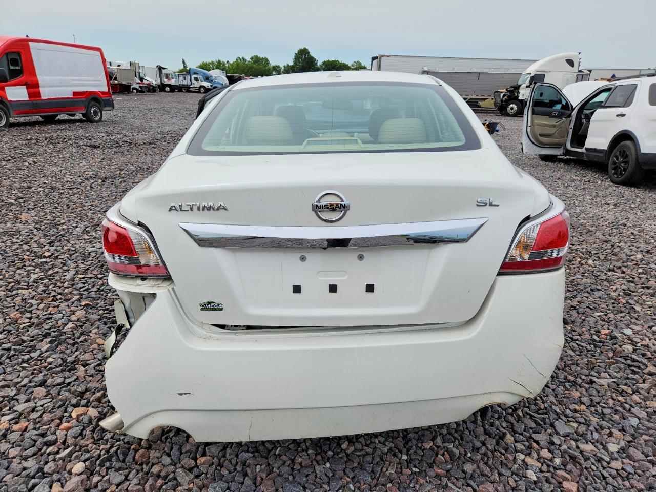 2015 Nissan Altima 2.5 Sl White vin: 1N4AL3AP0FN401672