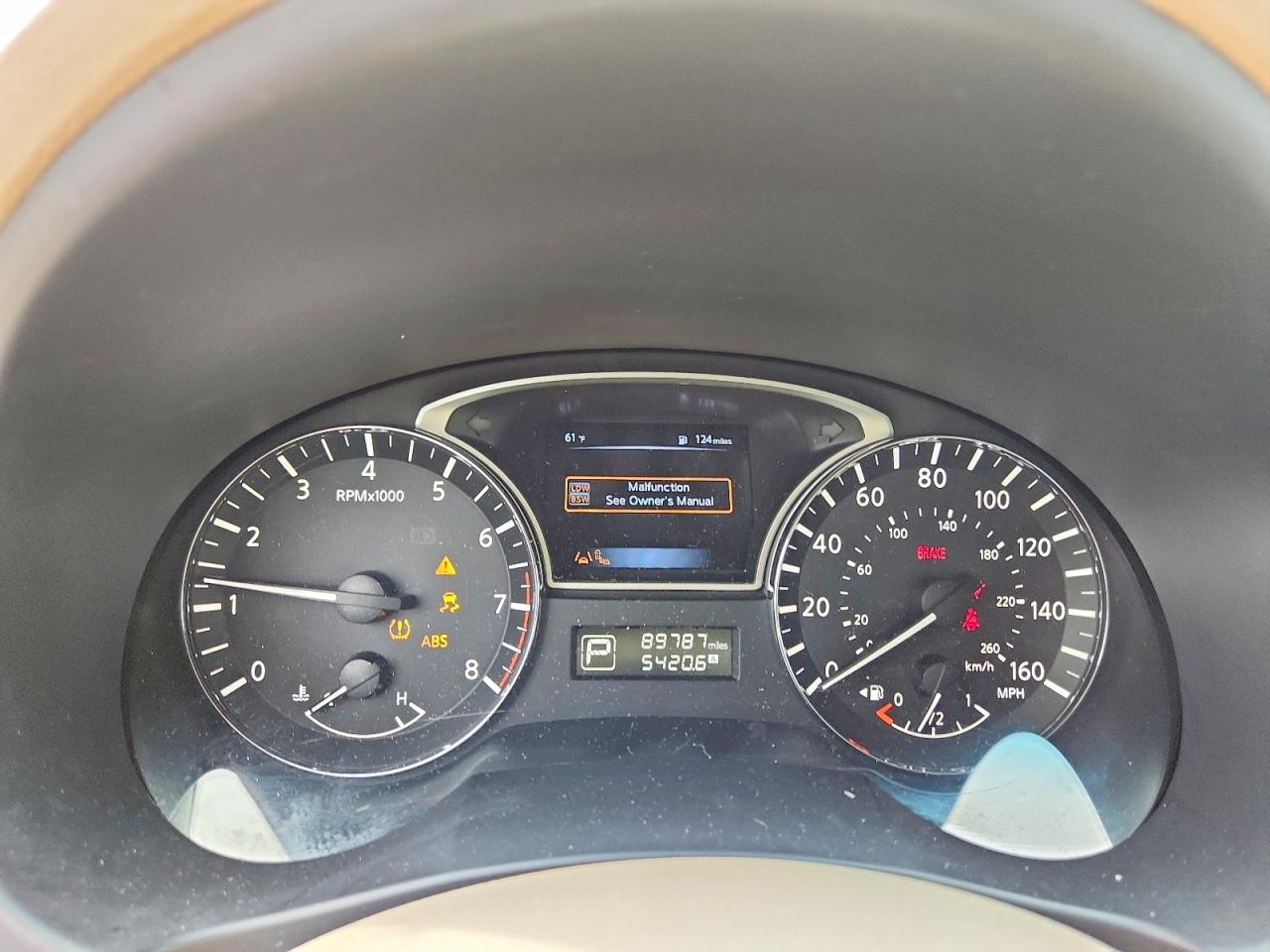 2015 Nissan Altima 2.5 Sl White vin: 1N4AL3AP0FN401672