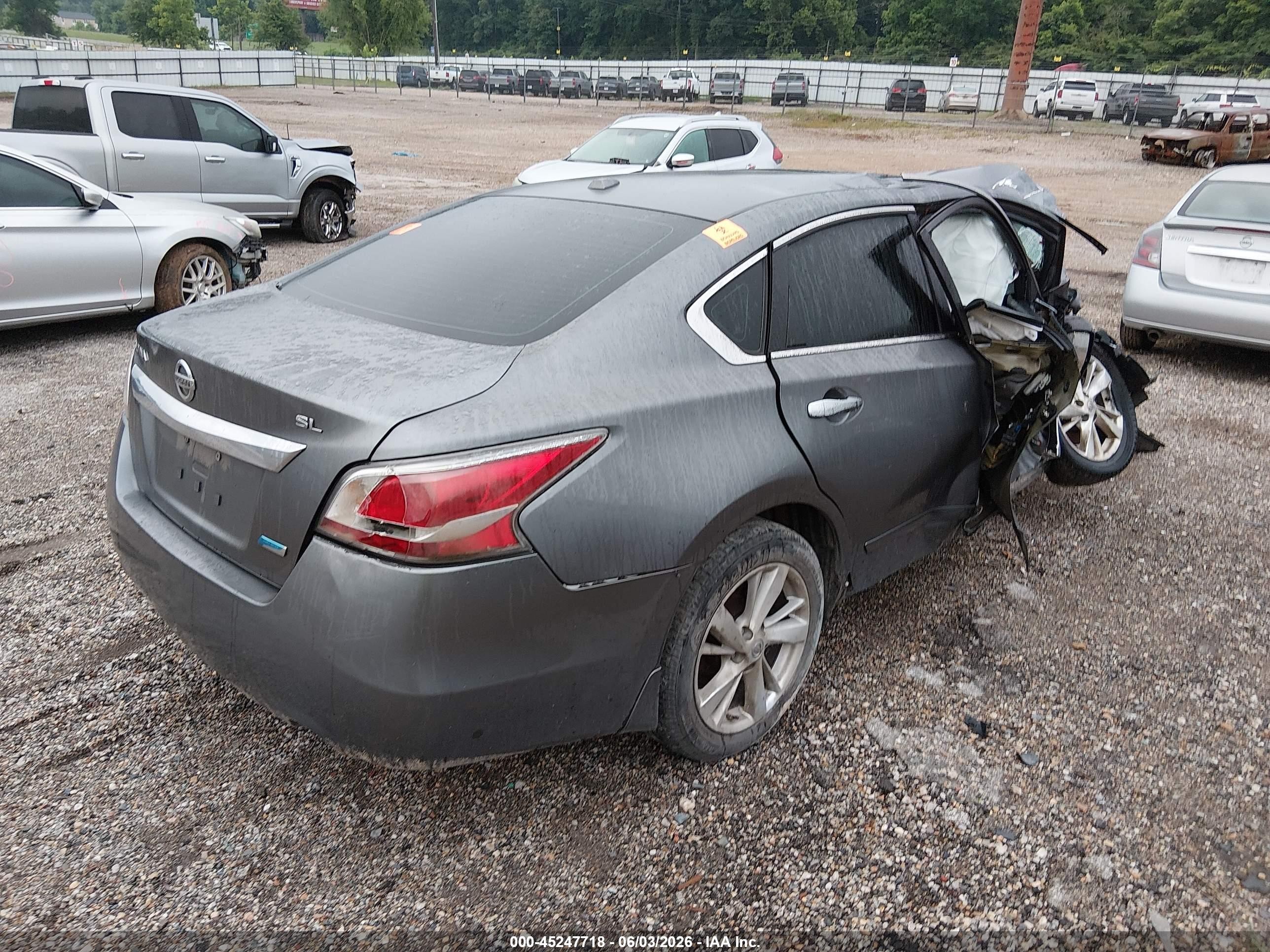 2015 Nissan Altima 2.5 Sl Gray vin: 1N4AL3AP0FN407679