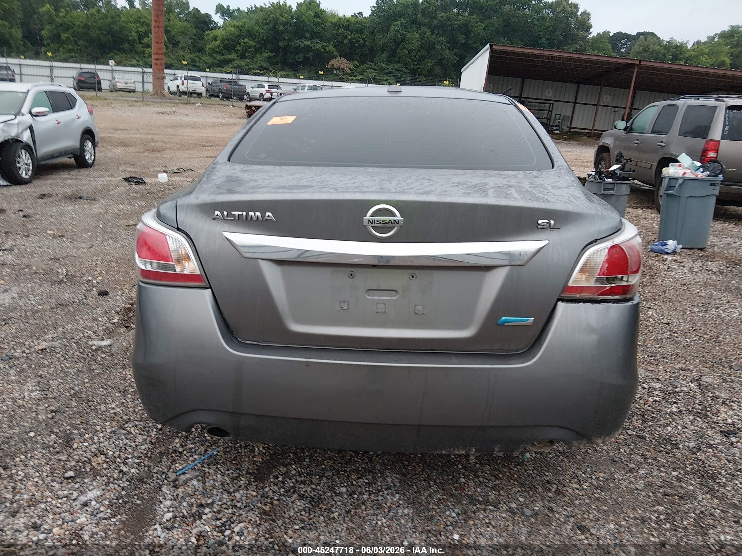 2015 Nissan Altima 2.5 Sl Gray vin: 1N4AL3AP0FN407679