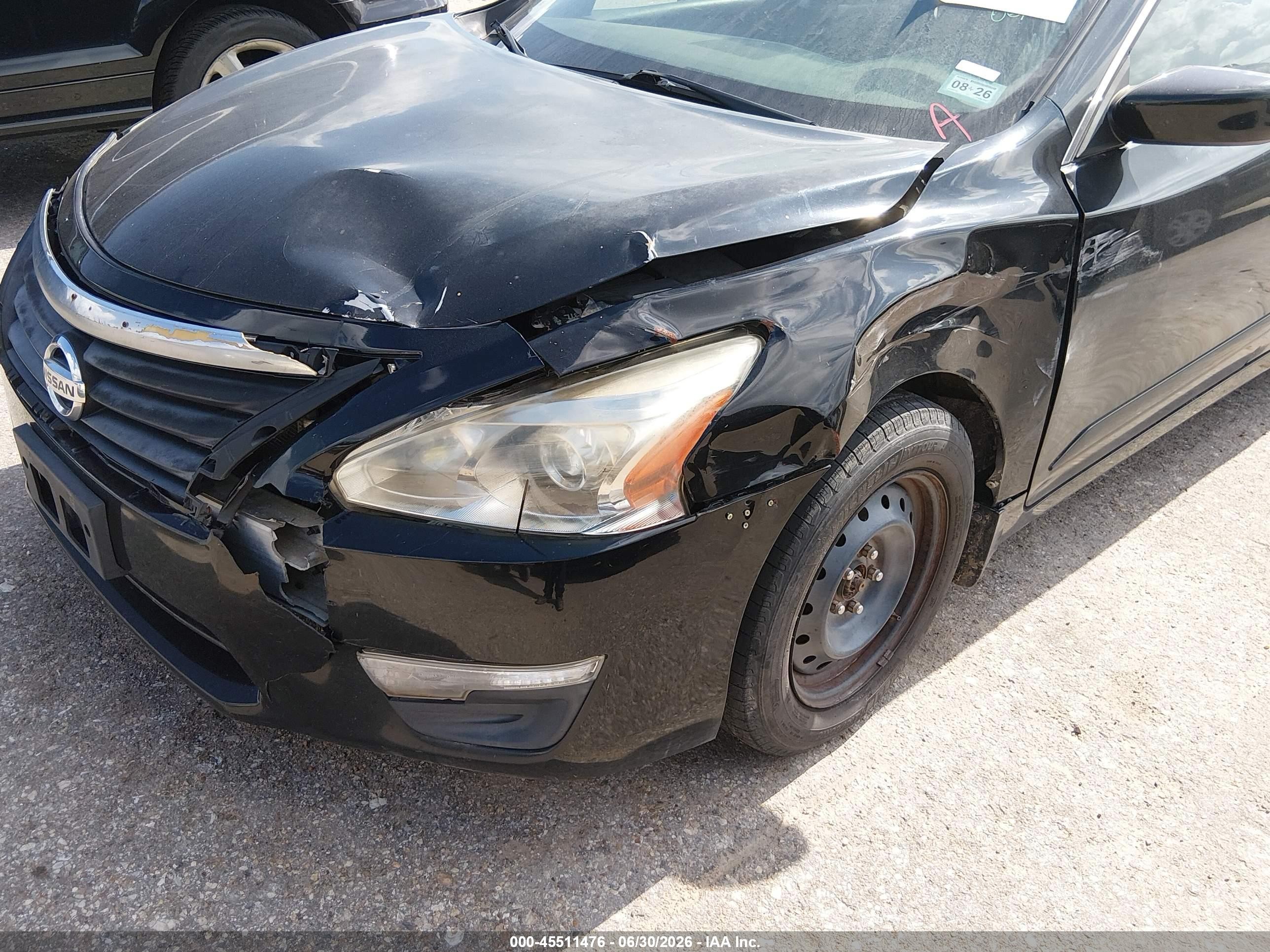2015 Nissan Altima 2.5 S Black vin: 1N4AL3AP0FN867067