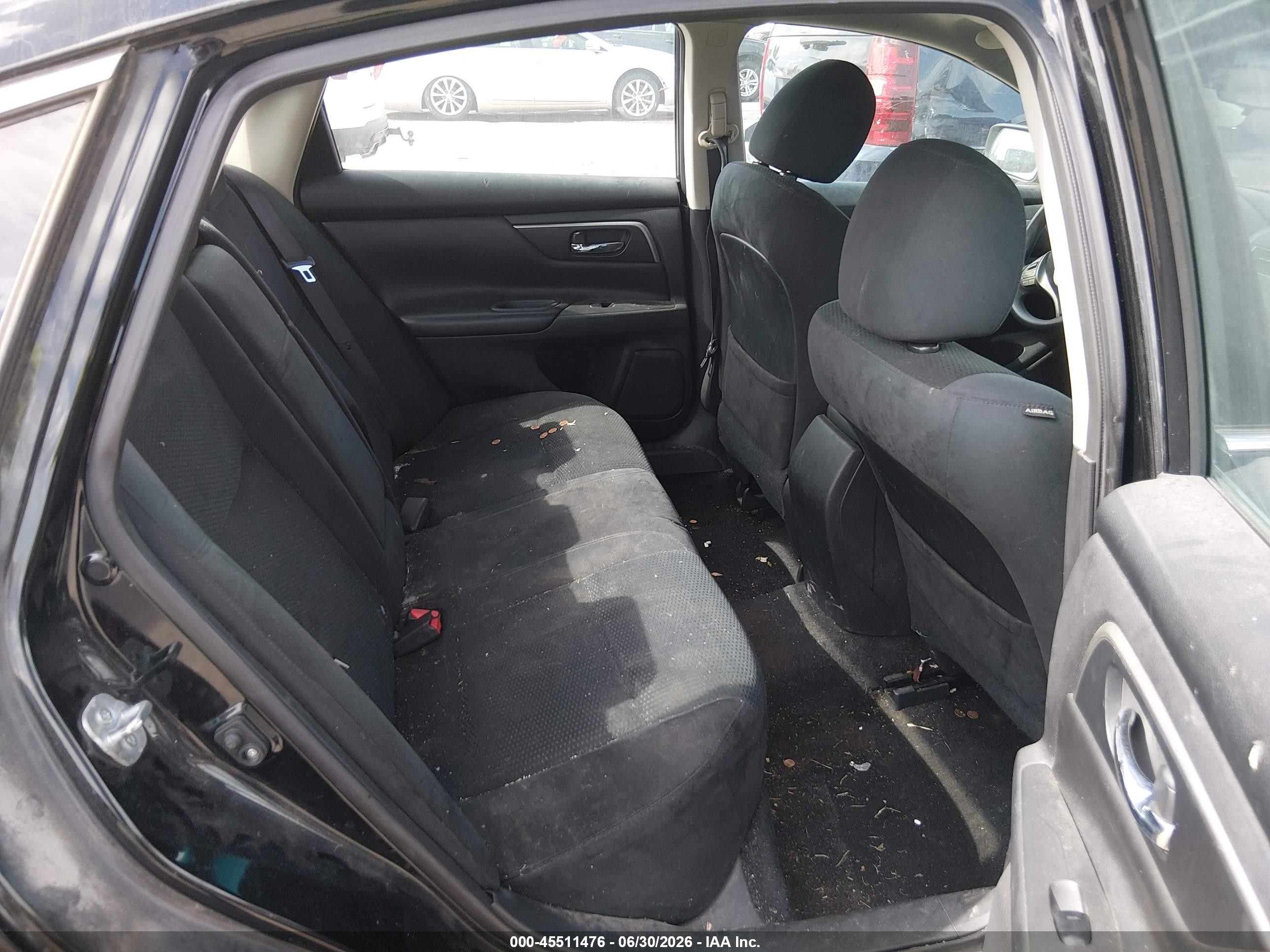 2015 Nissan Altima 2.5 S Black vin: 1N4AL3AP0FN867067