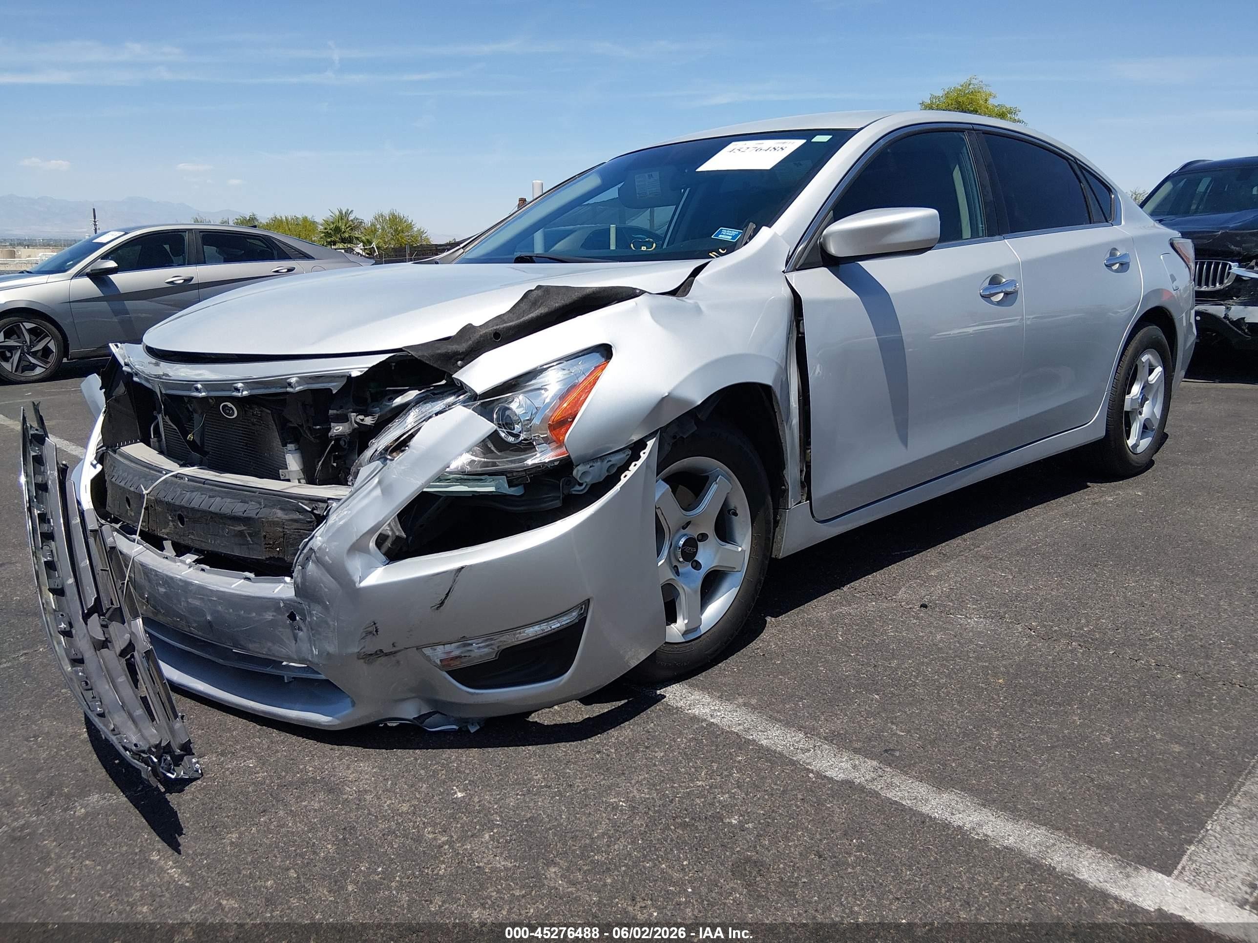 2015 Nissan Altima 2.5/2.5 S/2.5 Sl/2.5 Sv Silver vin: 1N4AL3AP0FN884225