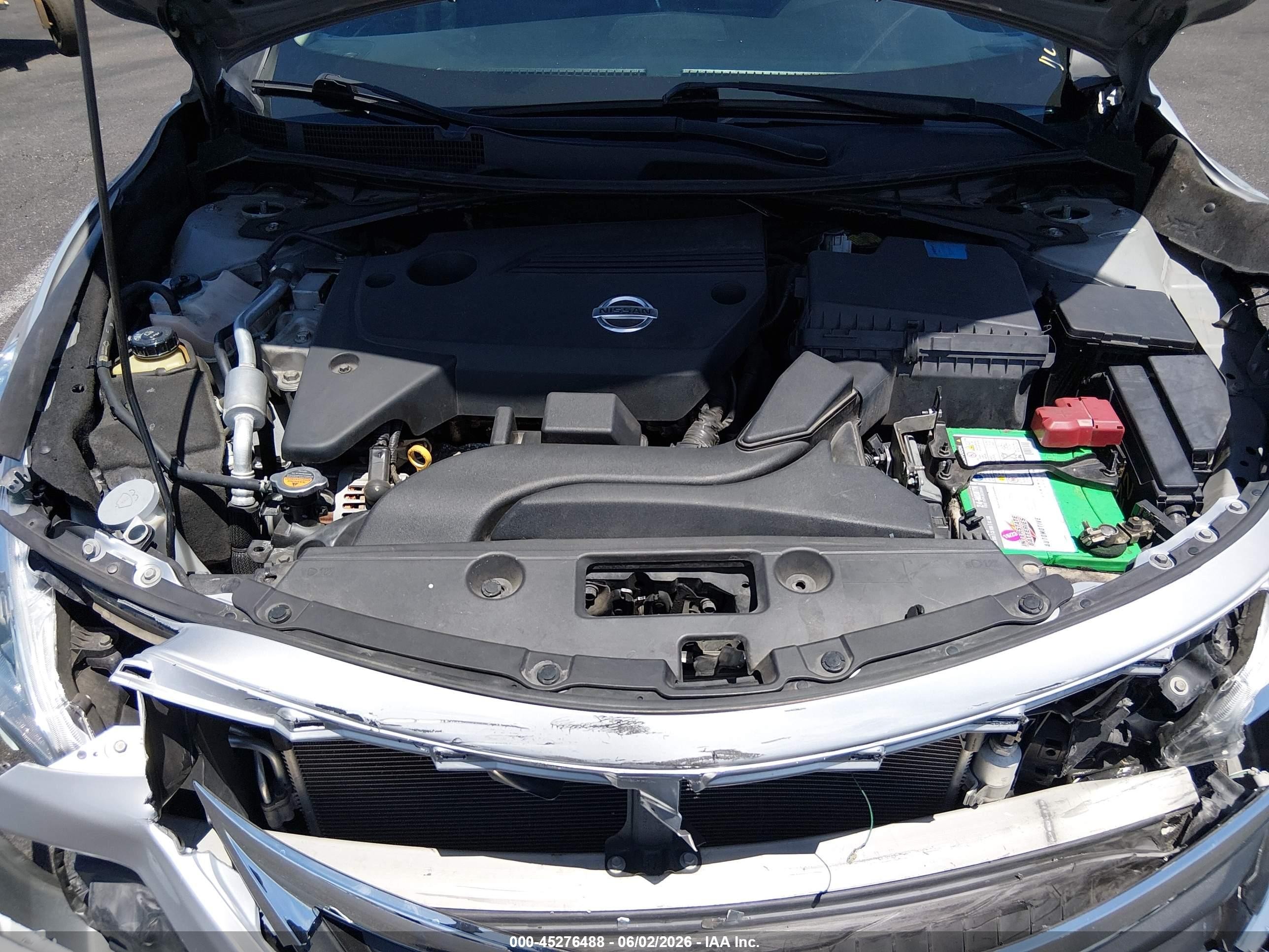 2015 Nissan Altima 2.5/2.5 S/2.5 Sl/2.5 Sv Silver vin: 1N4AL3AP0FN884225