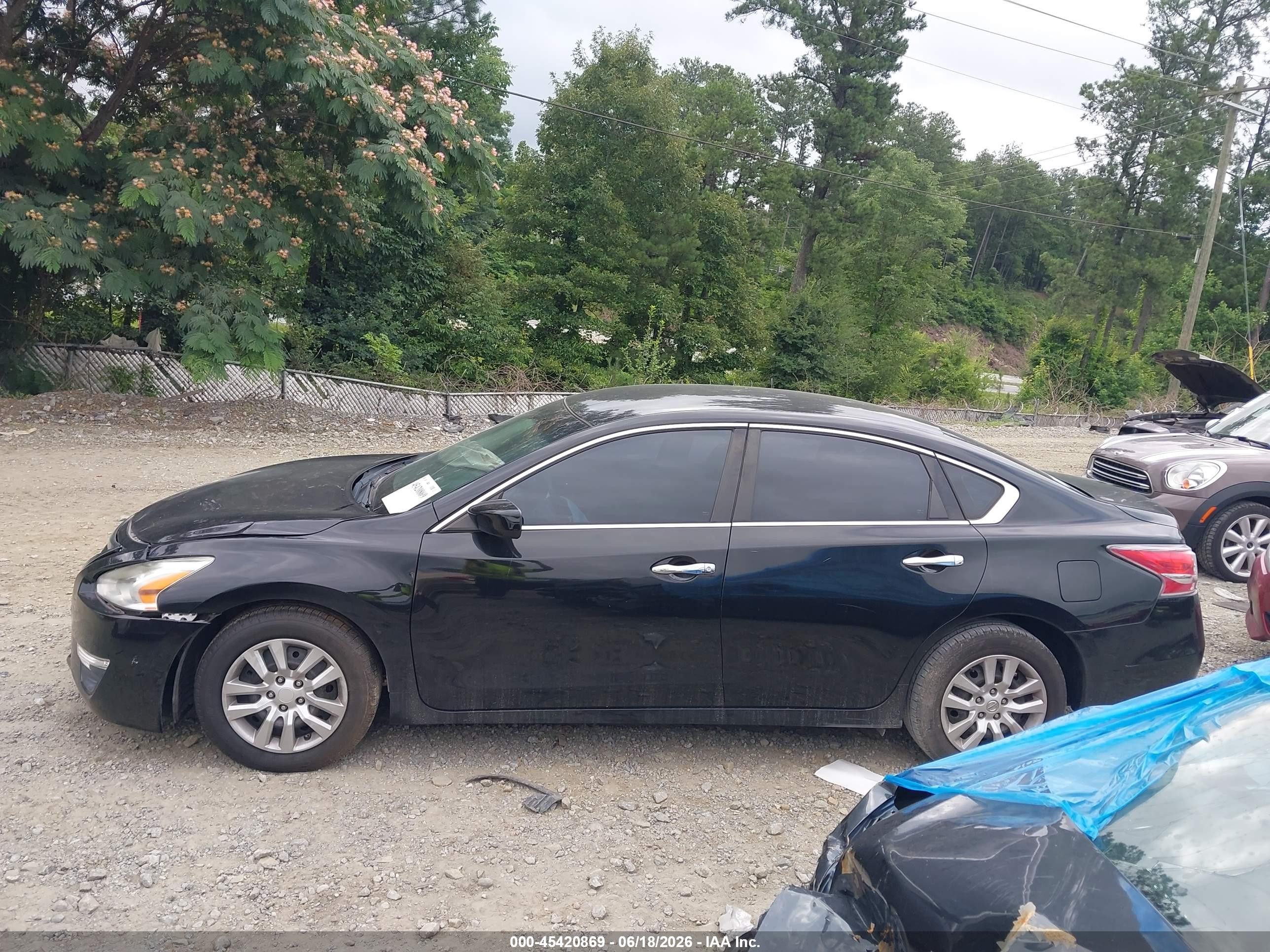 2015 Nissan Altima 2.5 S Black vin: 1N4AL3AP0FN884239