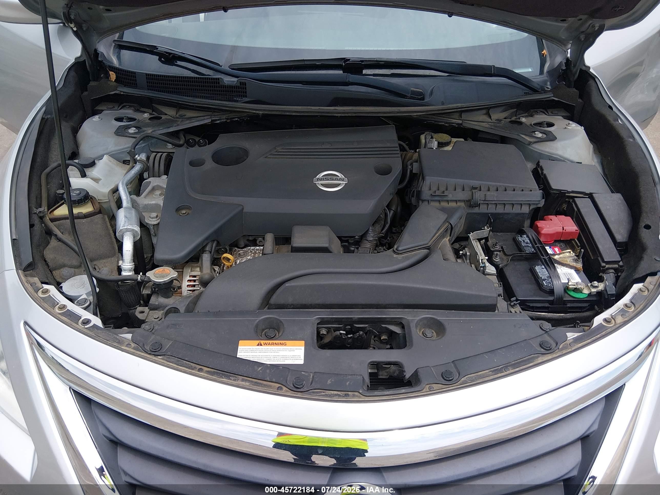 2015 Nissan Altima 2.5/2.5 S/2.5 Sl/2.5 Sv Silver vin: 1N4AL3AP0FN899002
