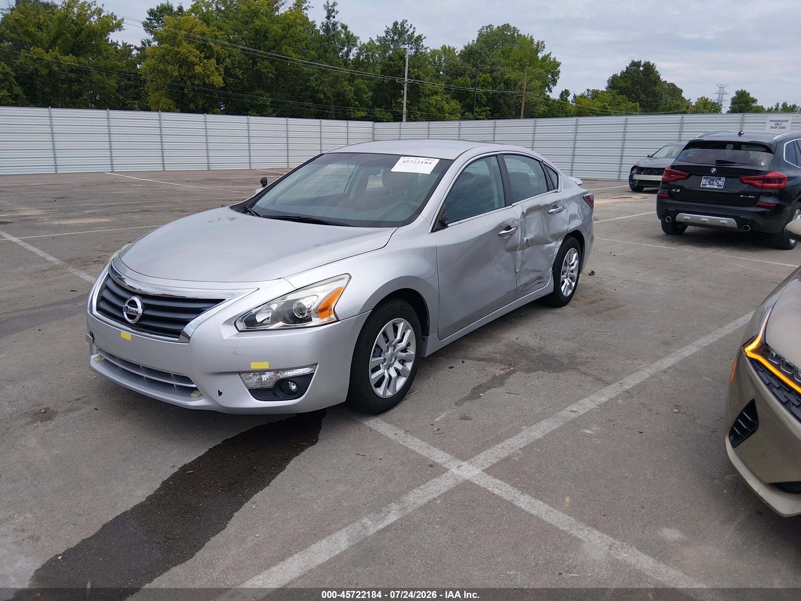 2015 Nissan Altima 2.5/2.5 S/2.5 Sl/2.5 Sv Silver vin: 1N4AL3AP0FN899002