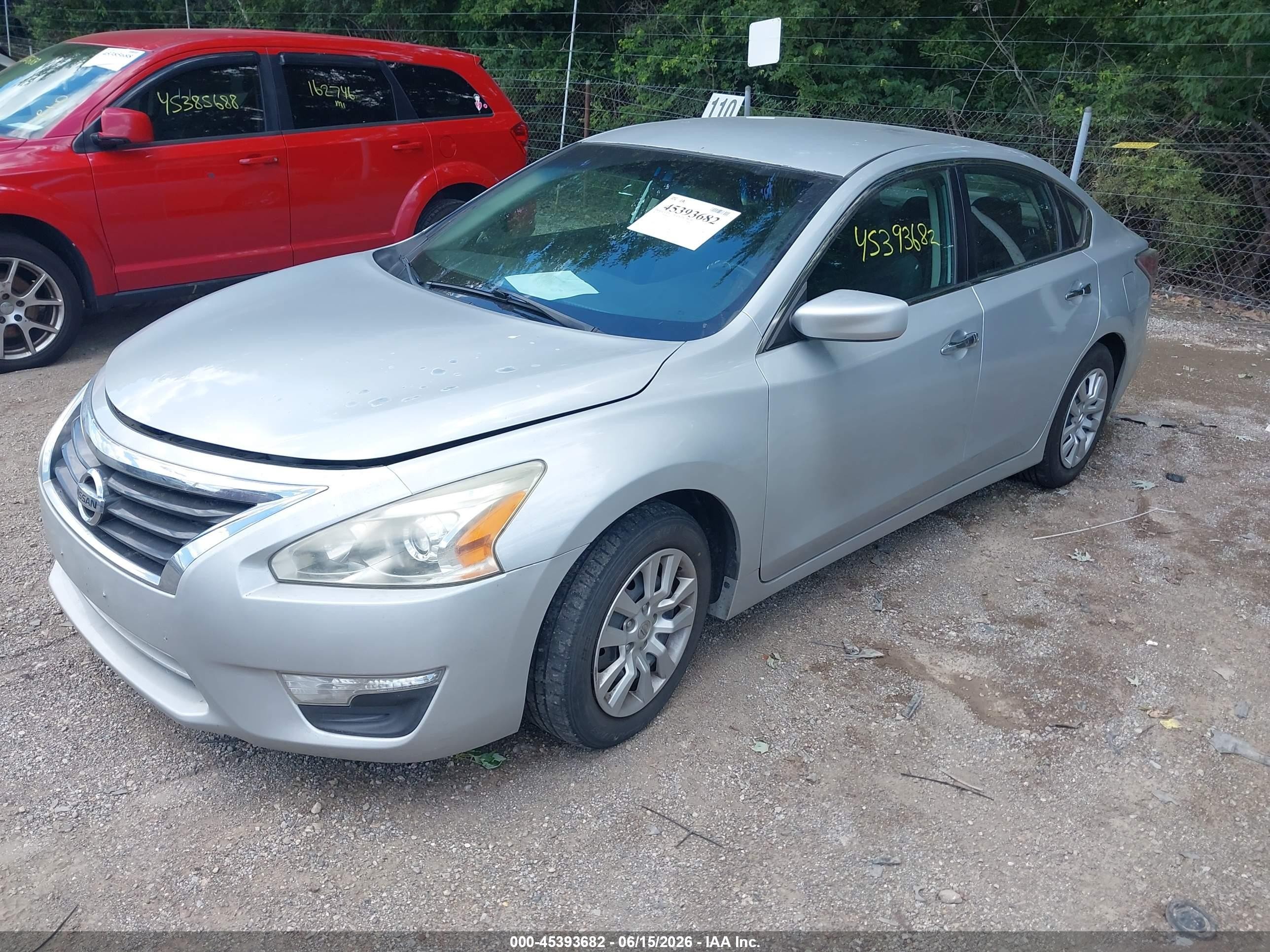 2015 Nissan Altima 2.5/2.5 S/2.5 Sl/2.5 Sv Silver vin: 1N4AL3AP0FN900231