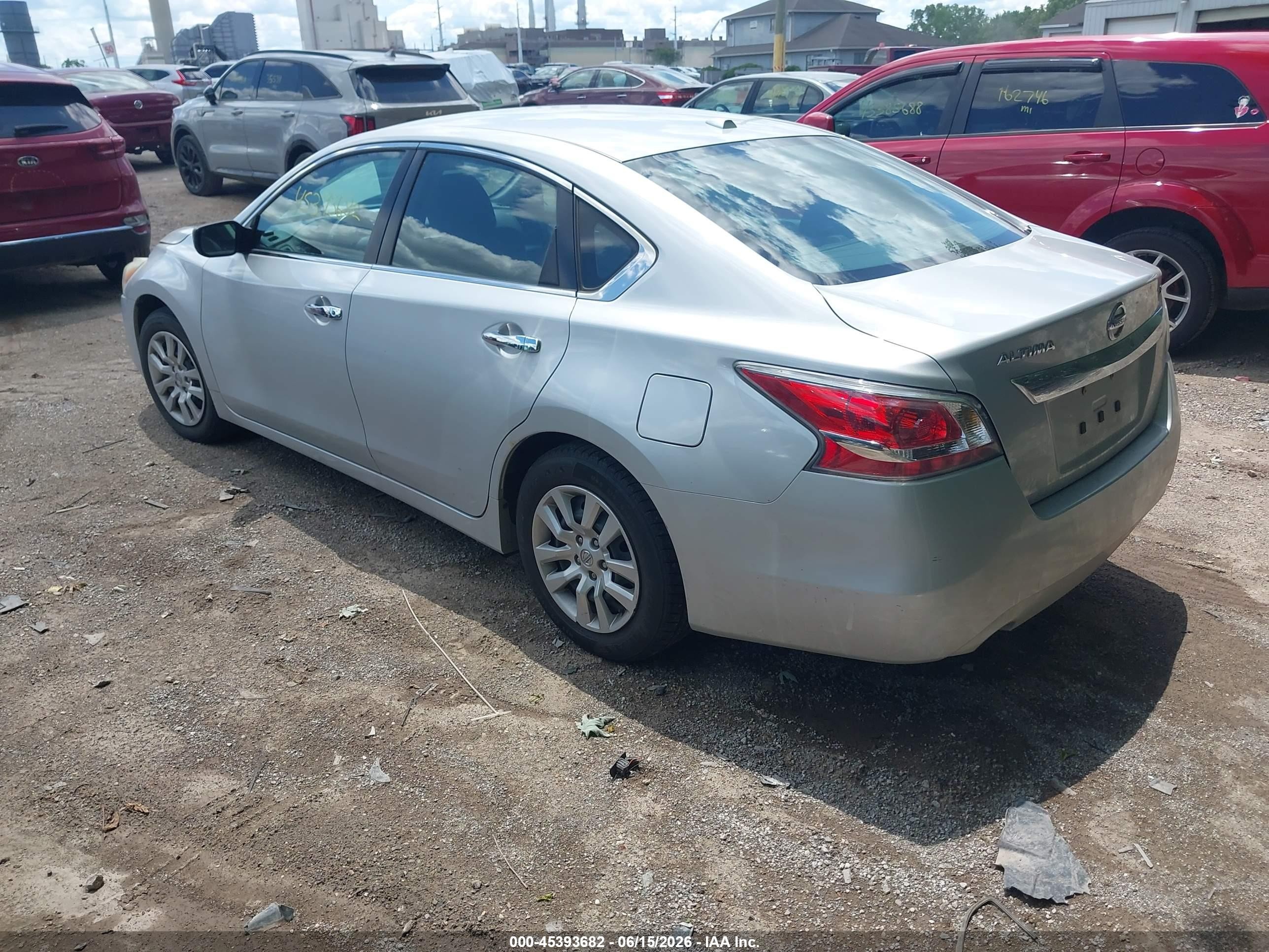2015 Nissan Altima 2.5/2.5 S/2.5 Sl/2.5 Sv Silver vin: 1N4AL3AP0FN900231