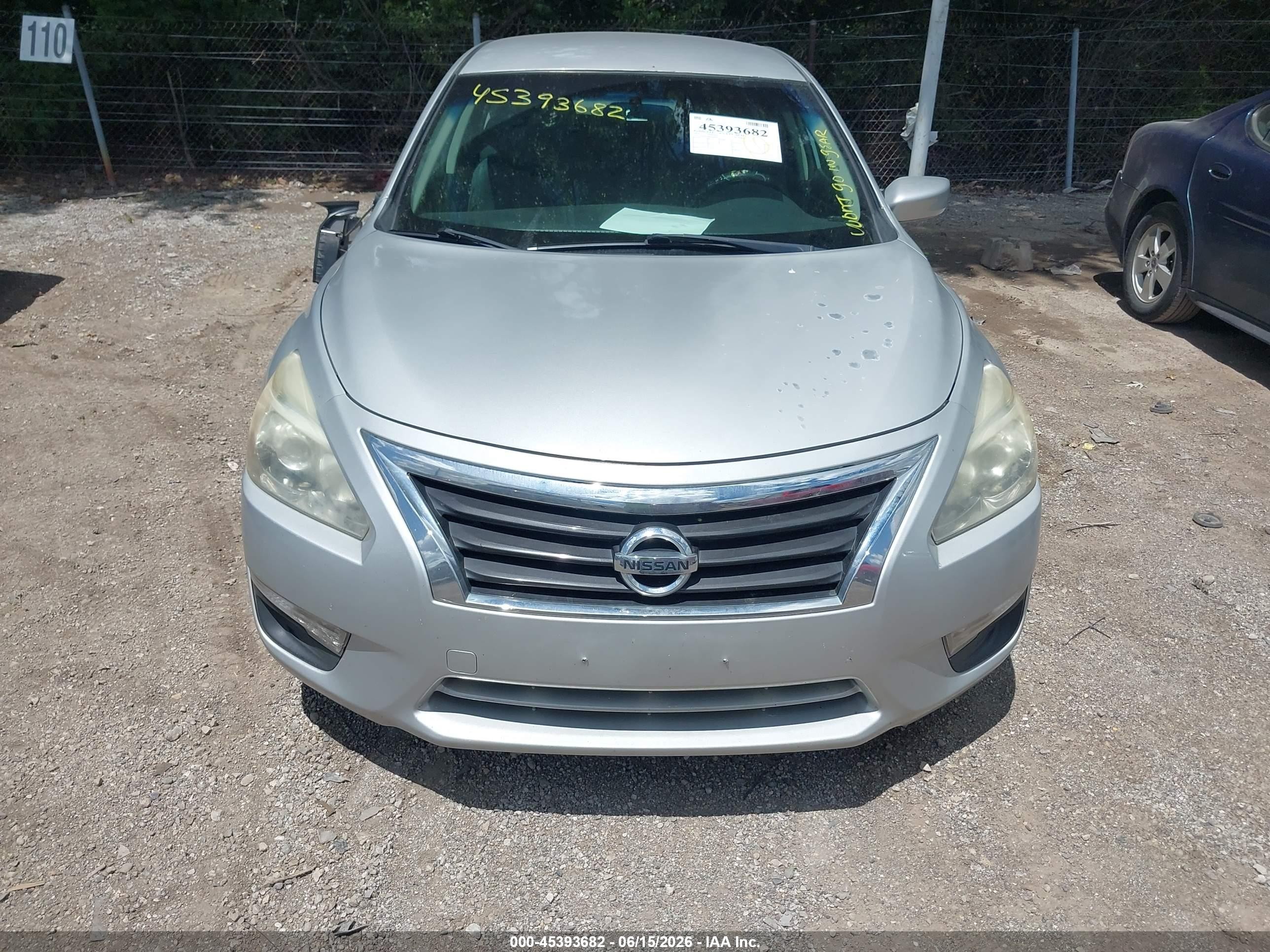 2015 Nissan Altima 2.5/2.5 S/2.5 Sl/2.5 Sv Silver vin: 1N4AL3AP0FN900231