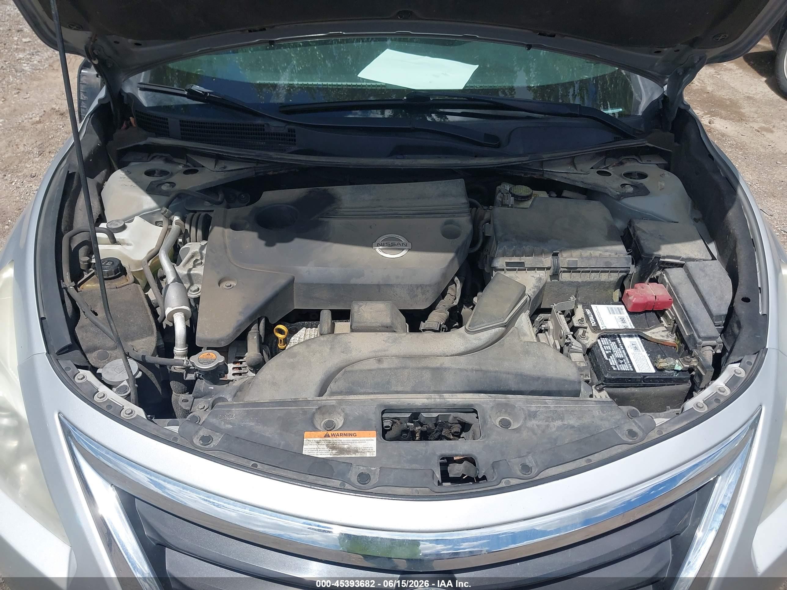 2015 Nissan Altima 2.5/2.5 S/2.5 Sl/2.5 Sv Silver vin: 1N4AL3AP0FN900231
