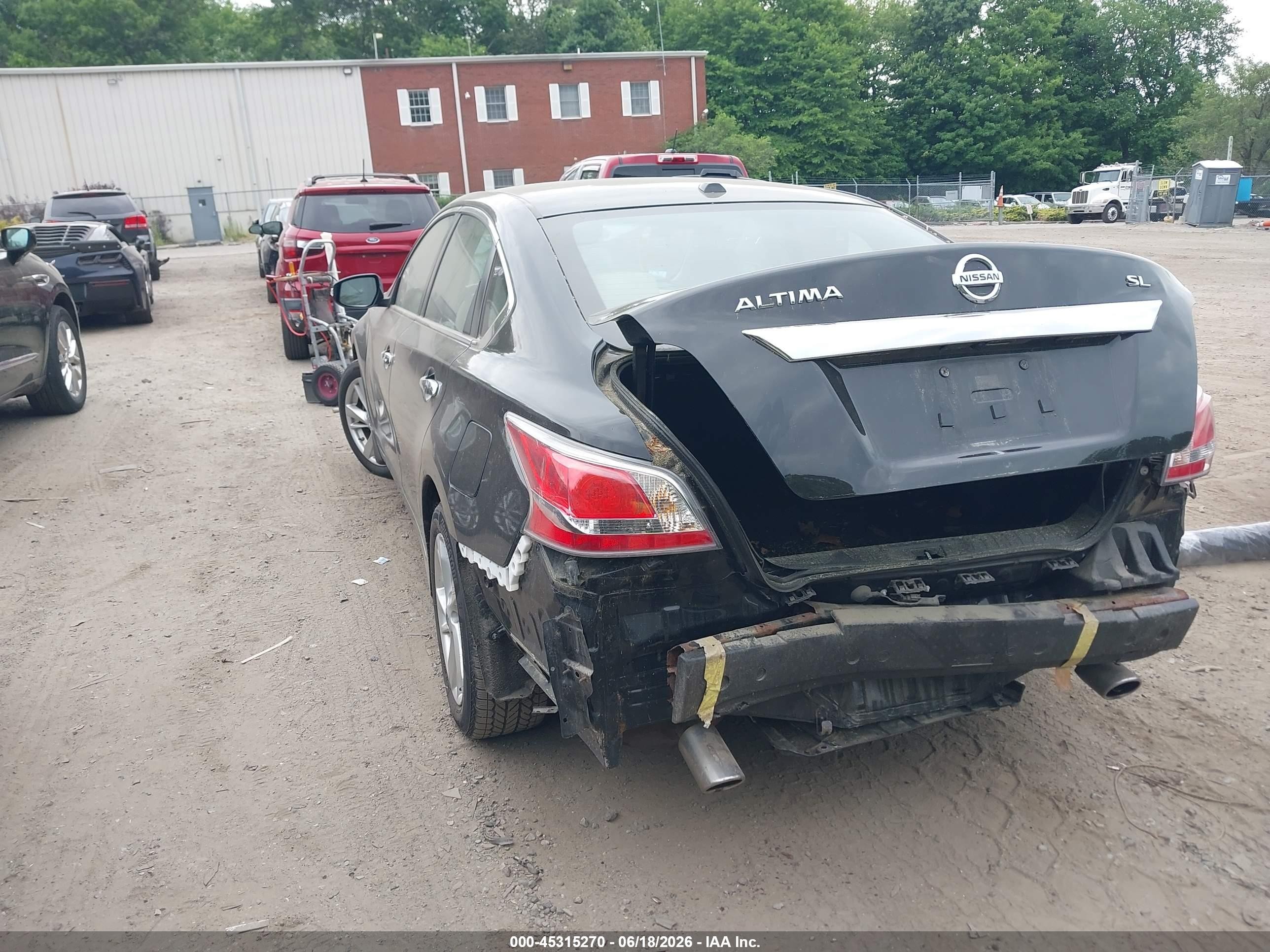 2015 Nissan Altima 2.5 Sl Черный vin: 1N4AL3AP0FN901430