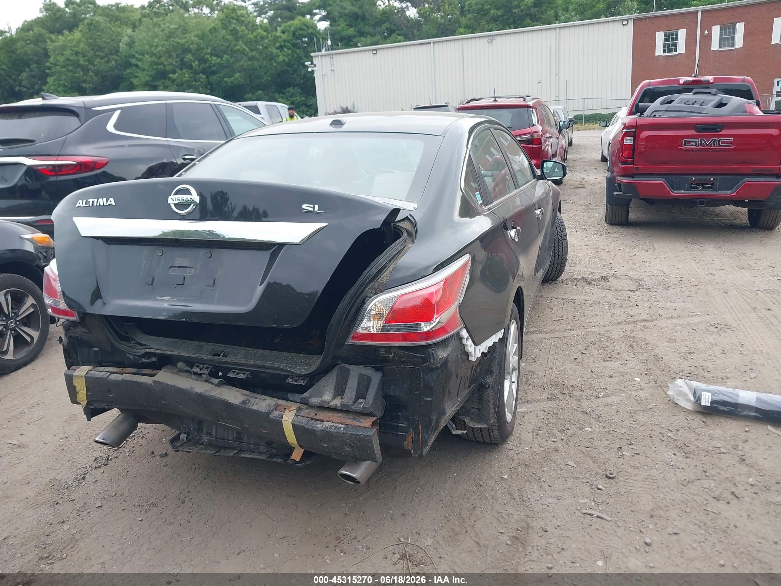 2015 Nissan Altima 2.5 Sl Черный vin: 1N4AL3AP0FN901430