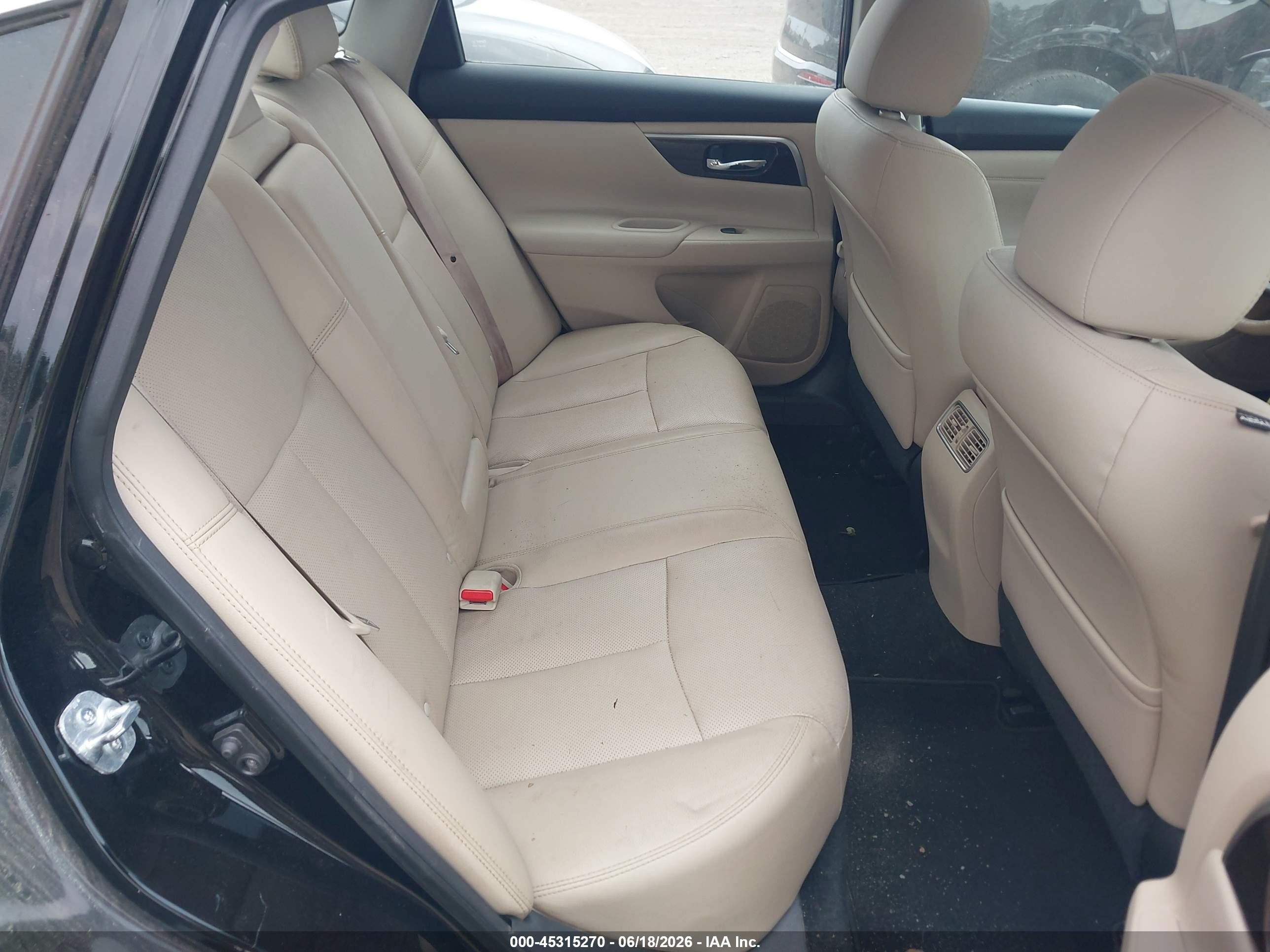 2015 Nissan Altima 2.5 Sl Черный vin: 1N4AL3AP0FN901430