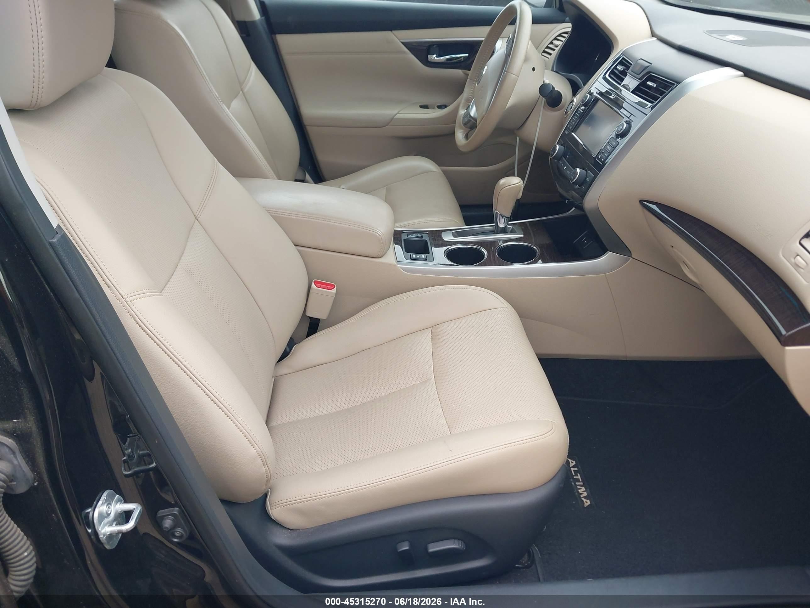 2015 Nissan Altima 2.5 Sl Черный vin: 1N4AL3AP0FN901430