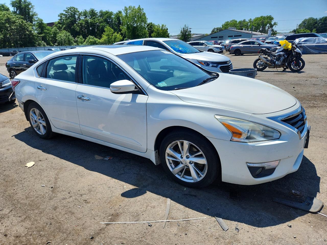 2015 Nissan Altima 2.5 Sl White vin: 1N4AL3AP0FN901444