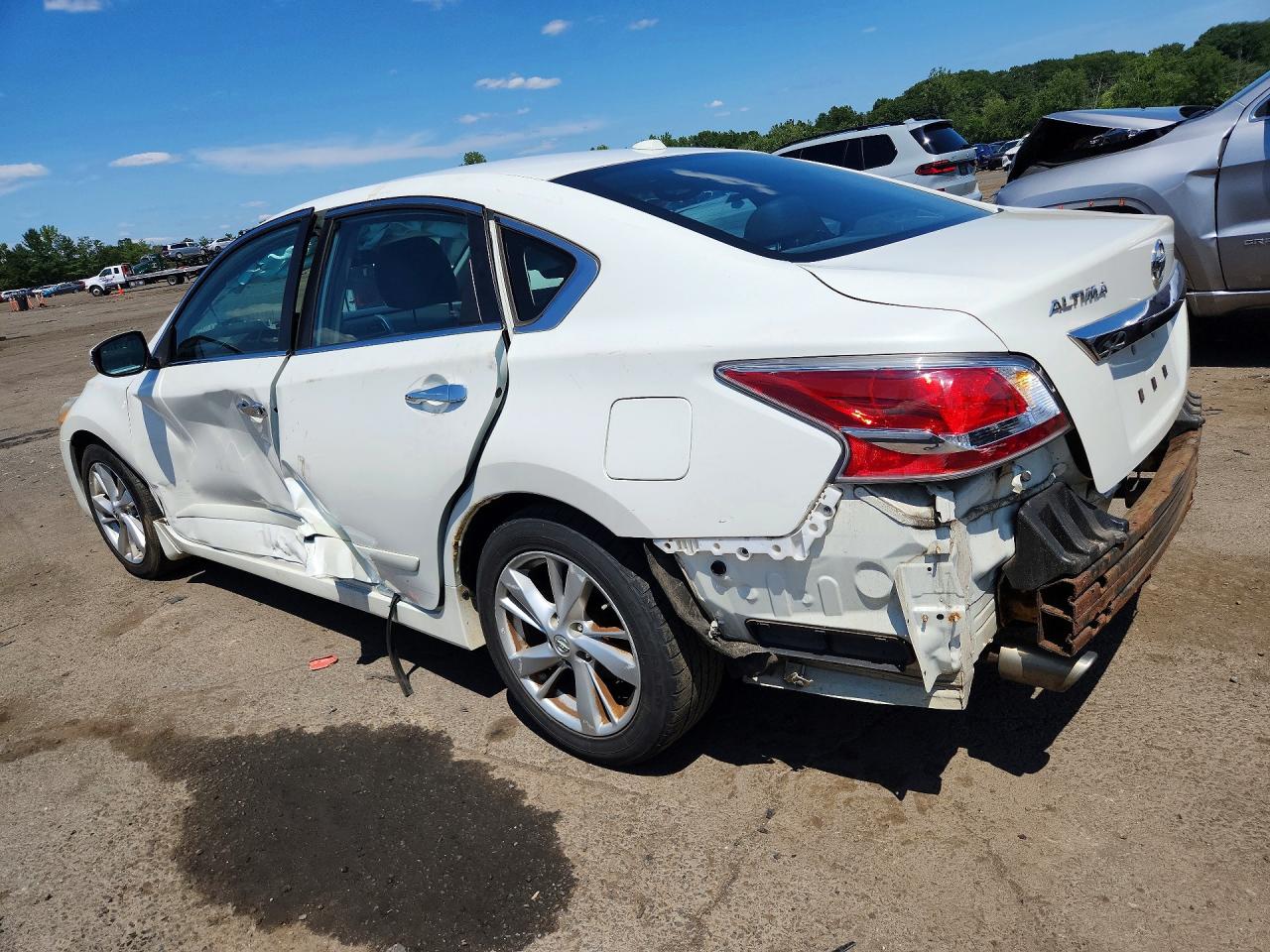 2015 Nissan Altima 2.5 Sl White vin: 1N4AL3AP0FN901444