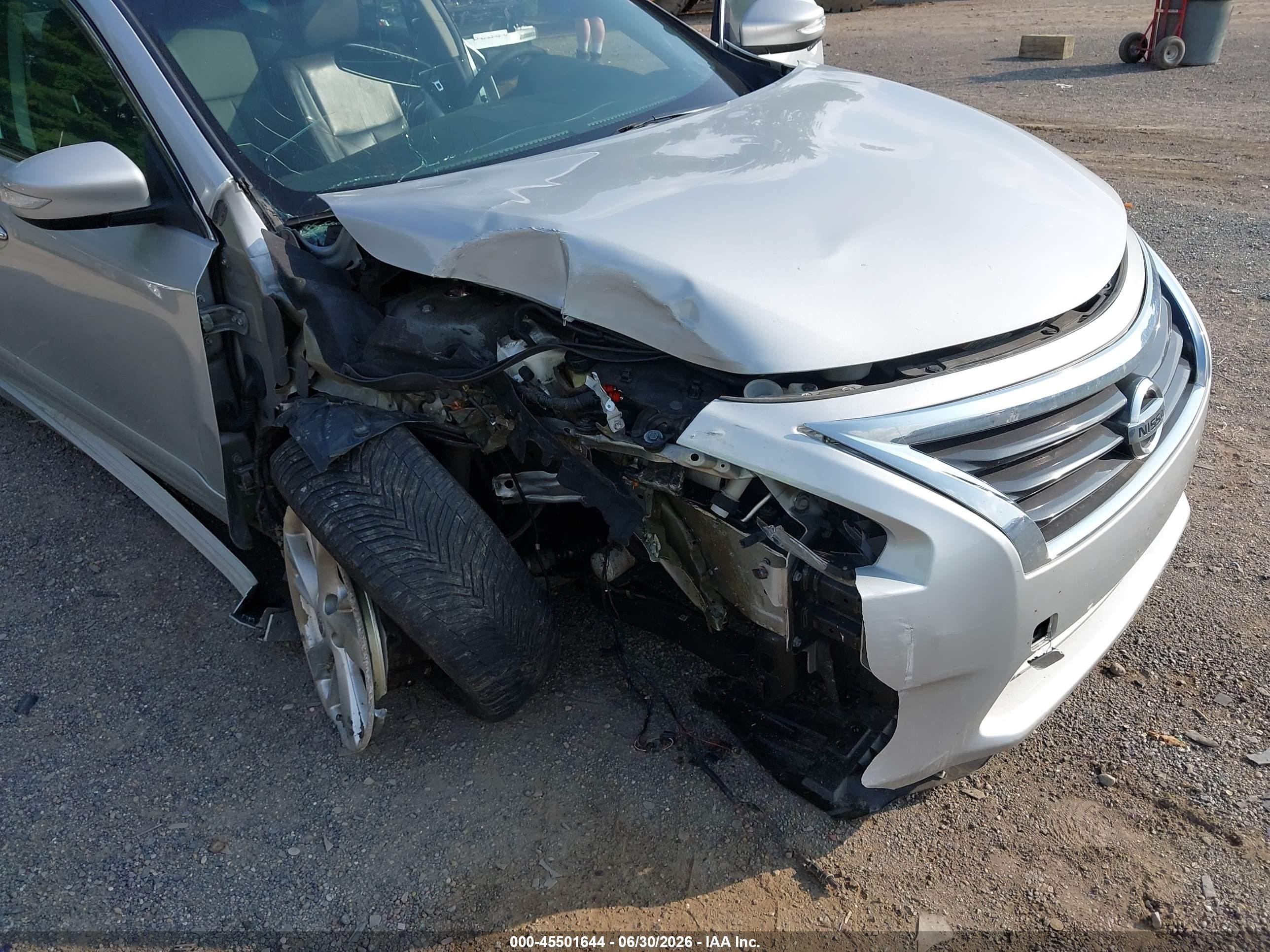 2015 Nissan Altima 2.5 Sl Silver vin: 1N4AL3AP0FN908457