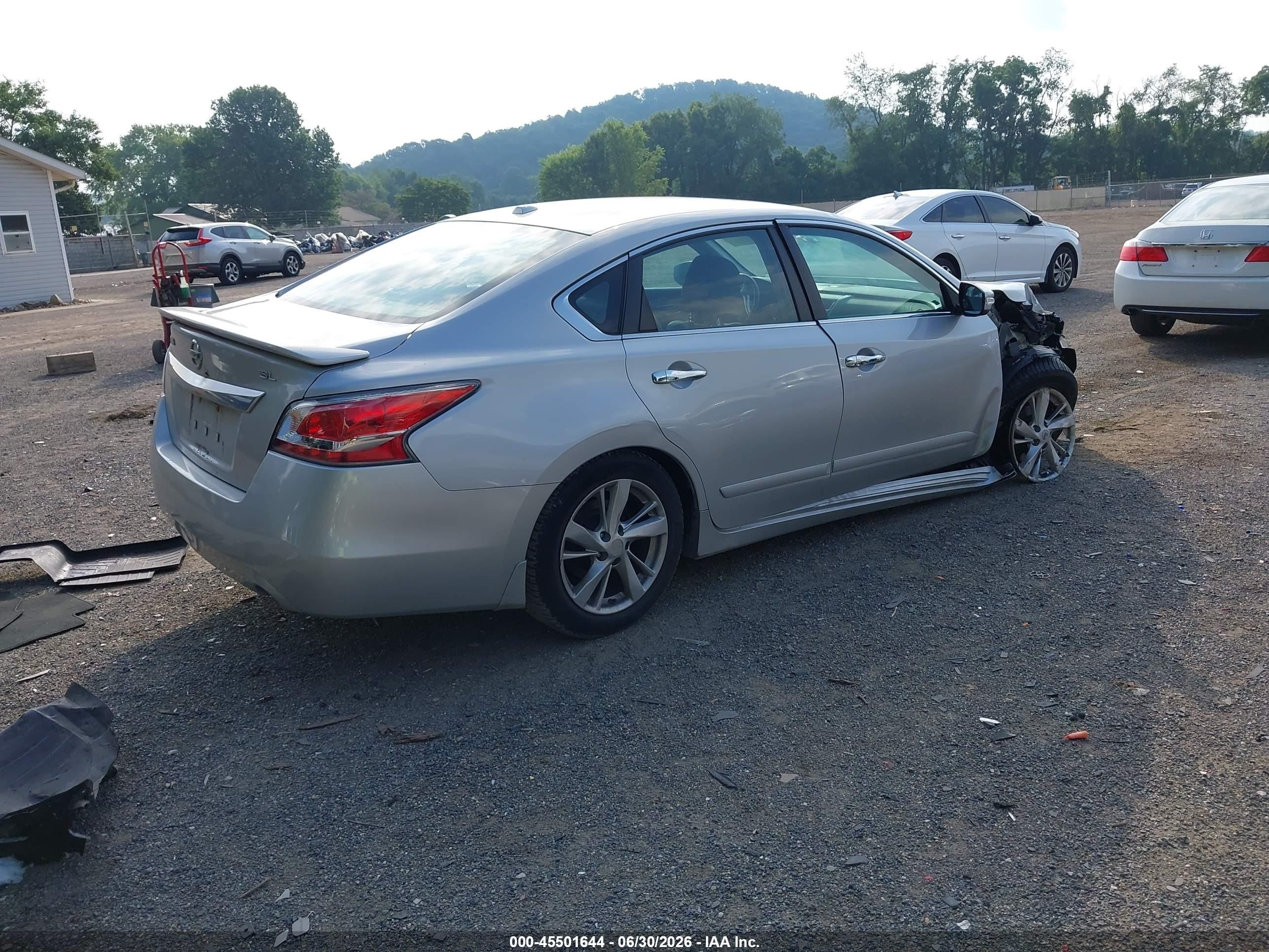 2015 Nissan Altima 2.5 Sl Silver vin: 1N4AL3AP0FN908457
