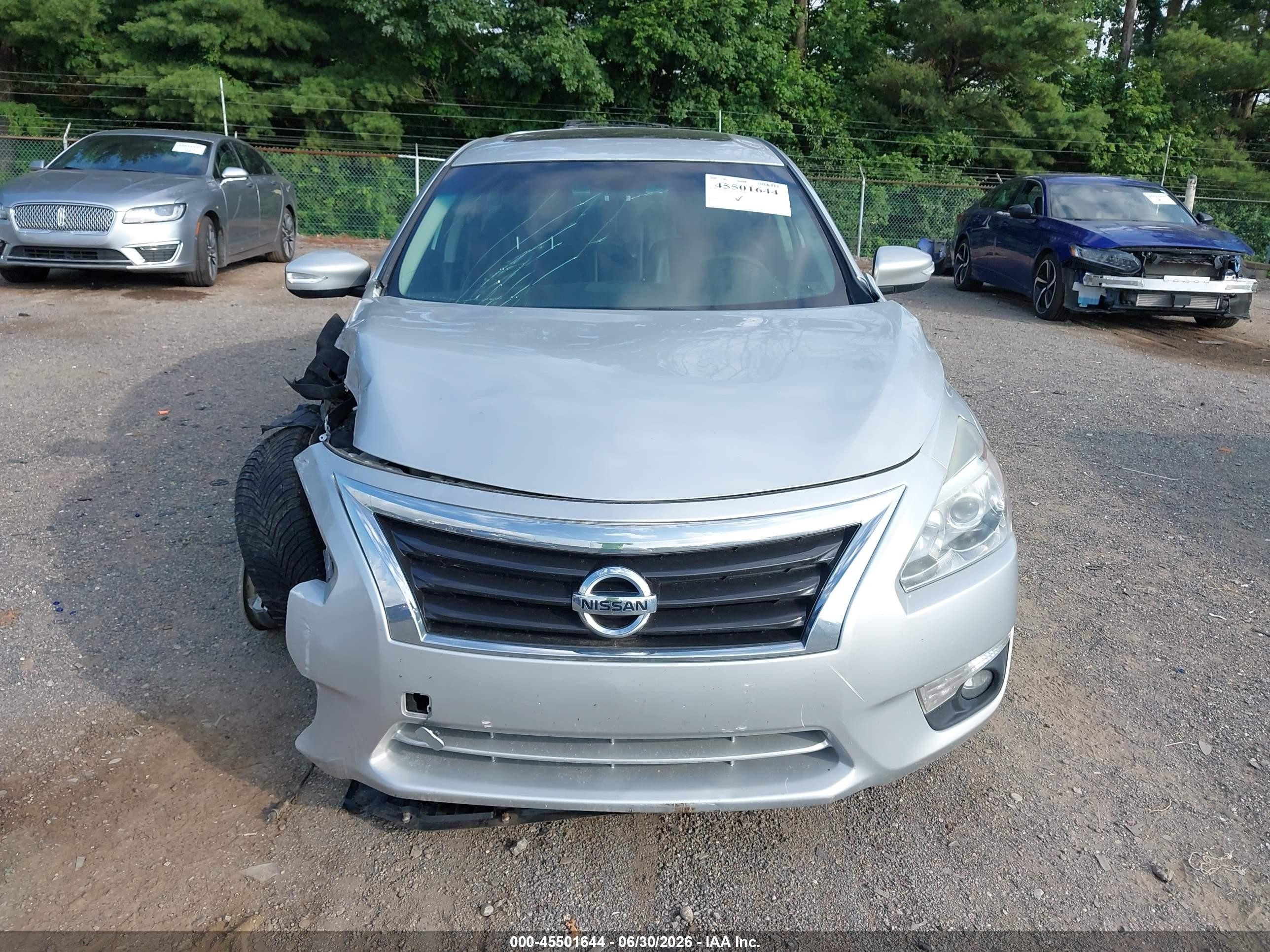 2015 Nissan Altima 2.5 Sl Silver vin: 1N4AL3AP0FN908457