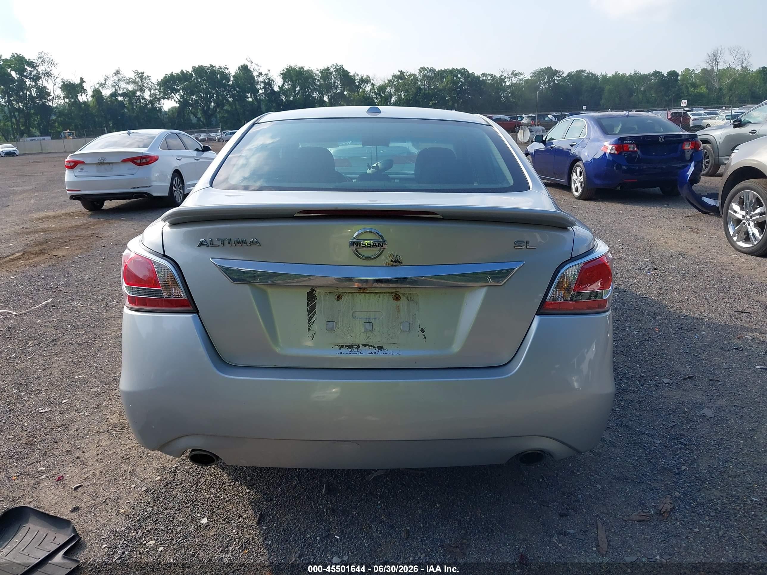 2015 Nissan Altima 2.5 Sl Silver vin: 1N4AL3AP0FN908457