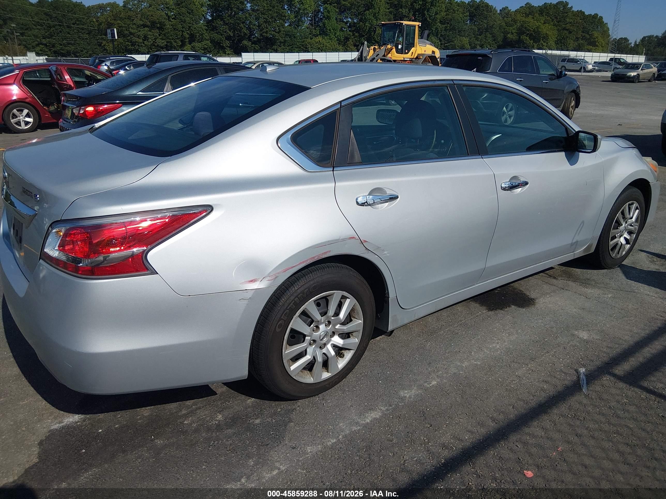 2015 Nissan Altima 2.5 S Silver vin: 1N4AL3AP0FN911620
