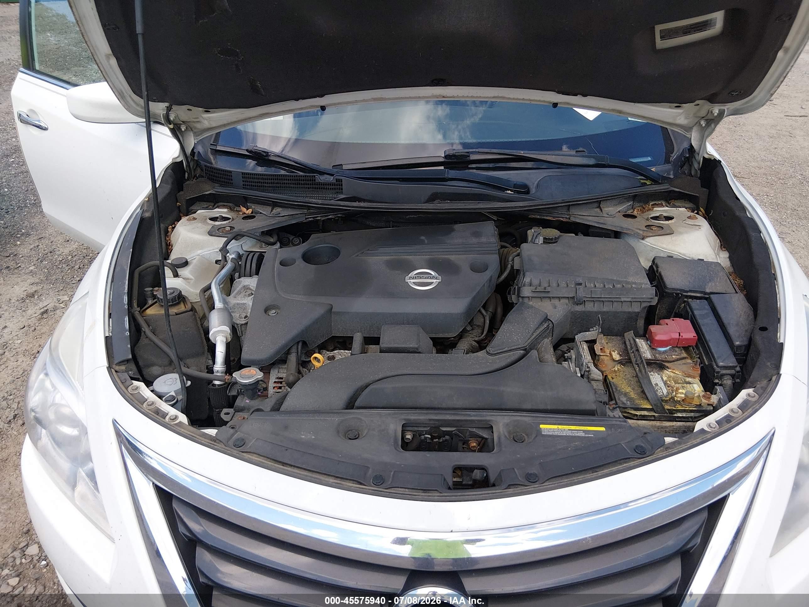 2015 Nissan Altima 2.5 S White vin: 1N4AL3AP0FN912041