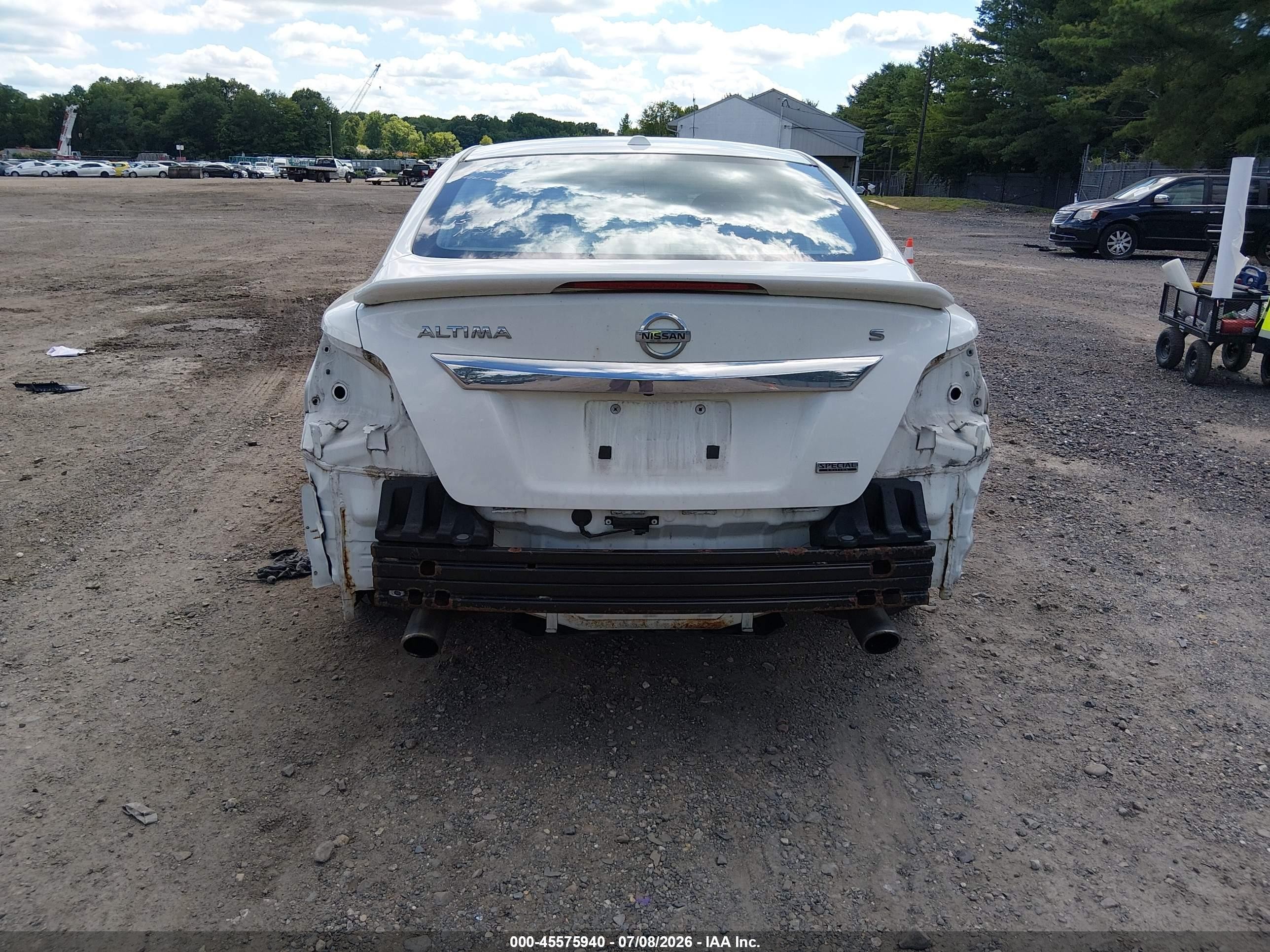 2015 Nissan Altima 2.5 S White vin: 1N4AL3AP0FN912041