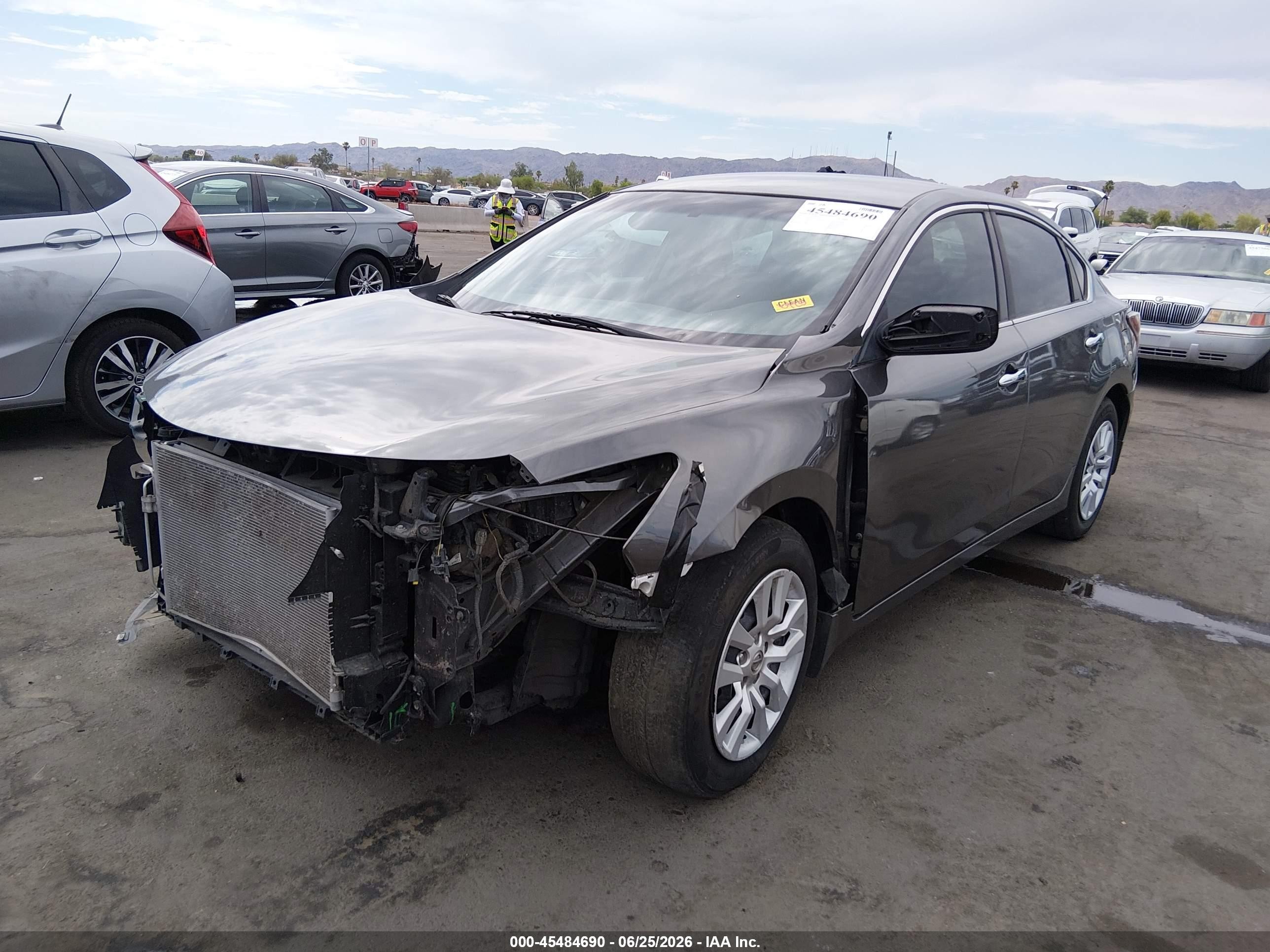 2015 Nissan Altima 2.5 S Gray vin: 1N4AL3AP0FN917496