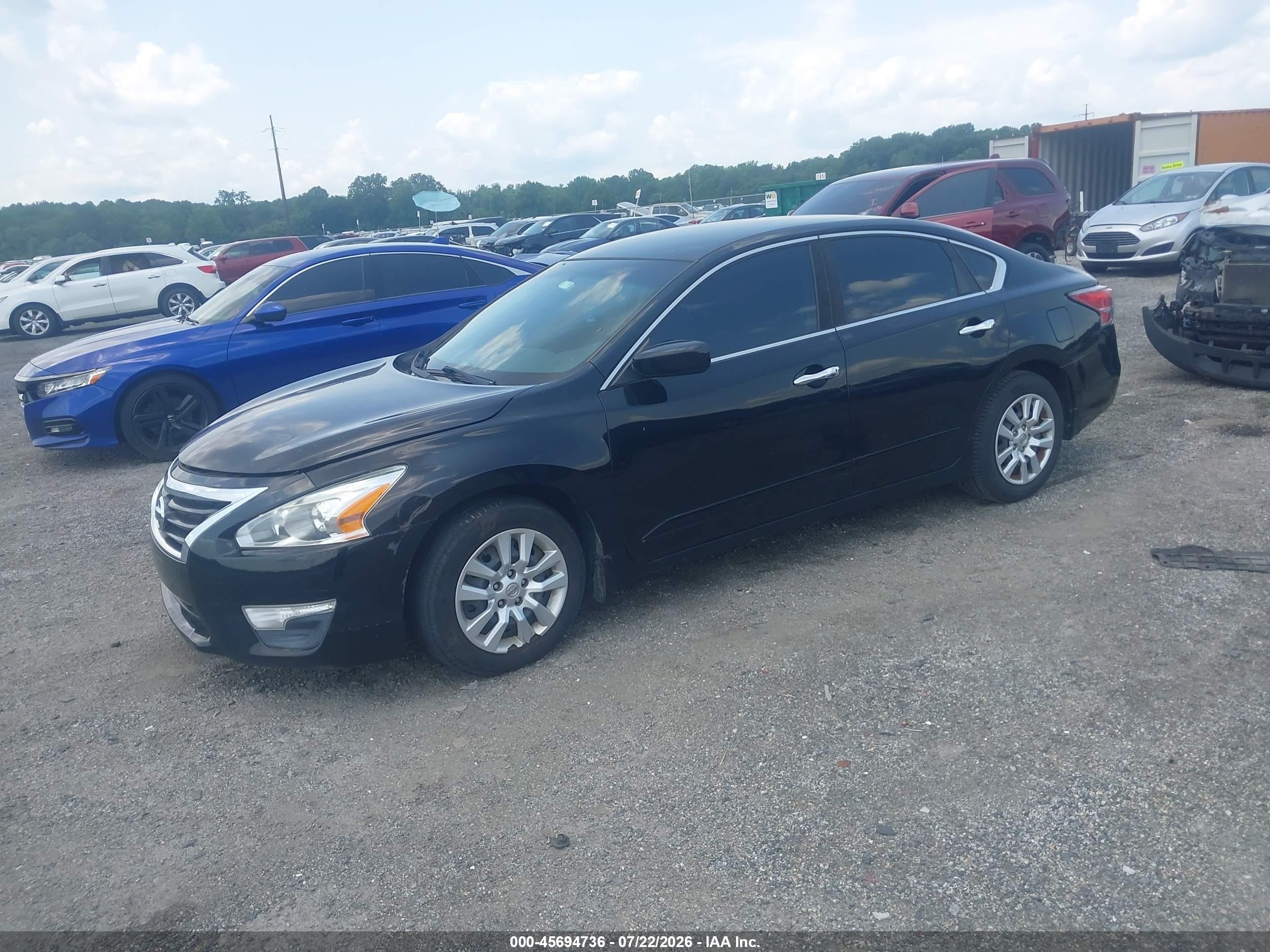 2015 Nissan Altima 2.5 S Black vin: 1N4AL3AP0FN921886