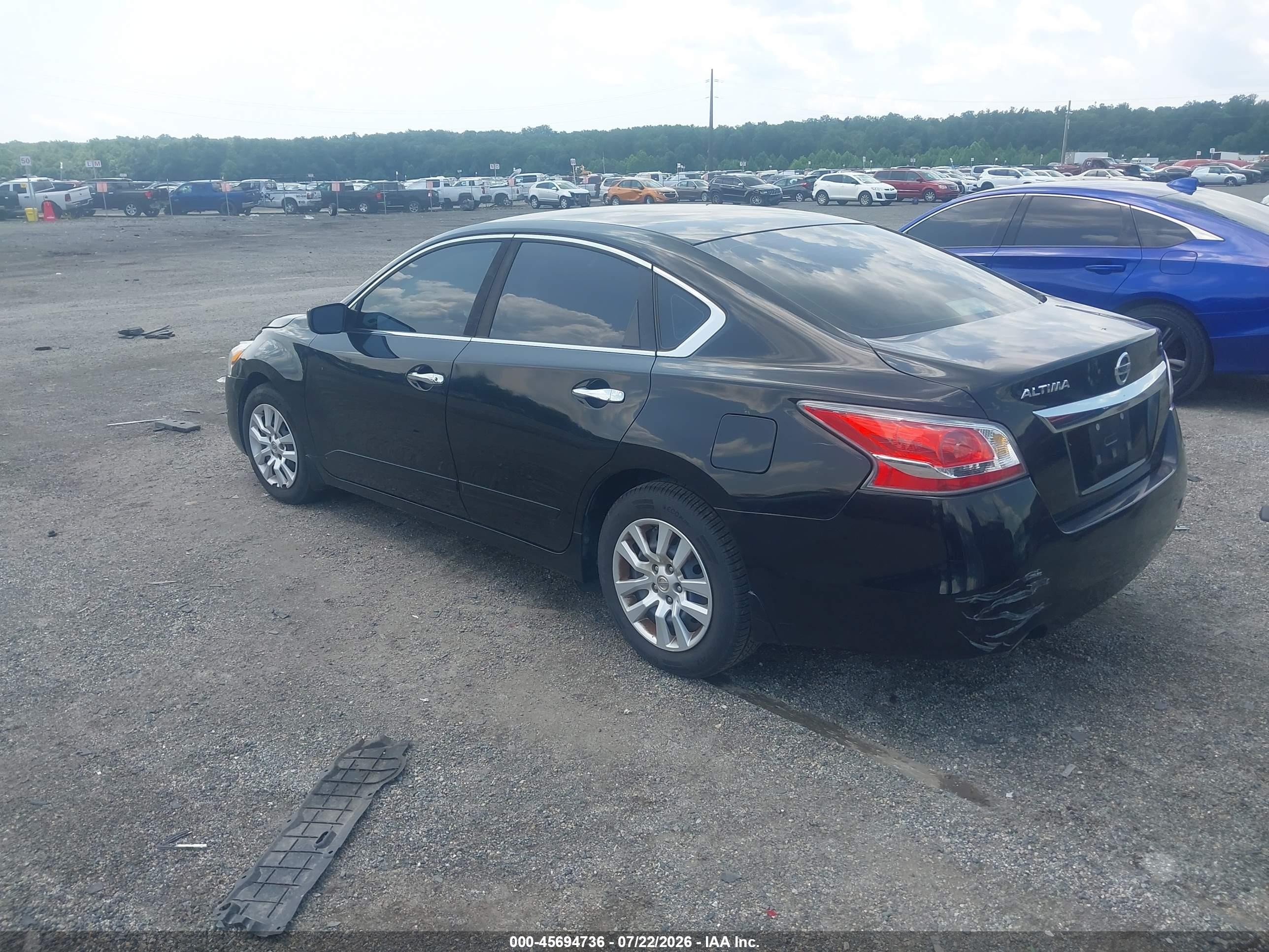 2015 Nissan Altima 2.5 S Black vin: 1N4AL3AP0FN921886
