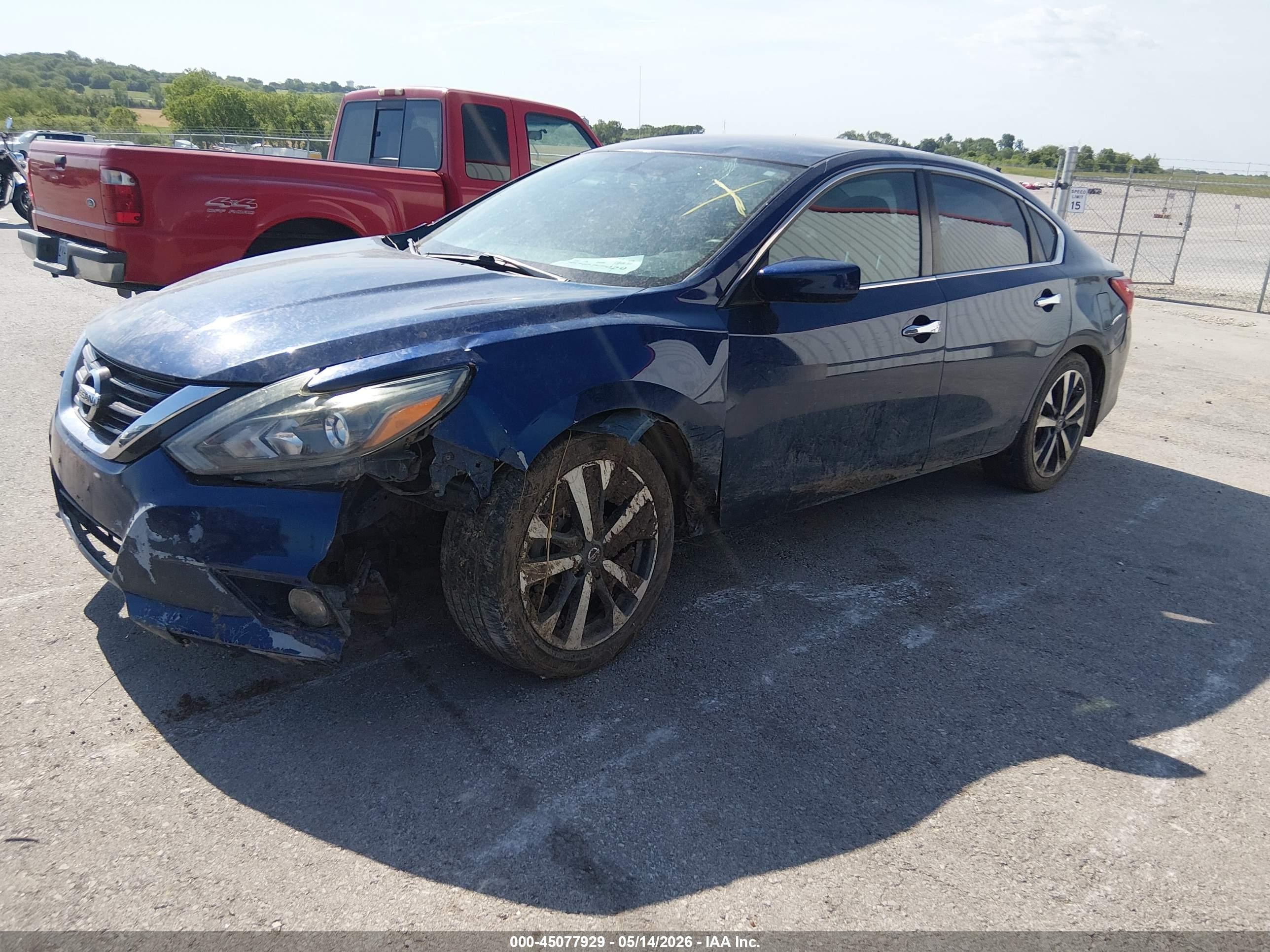2016 Nissan Altima 2.5 Sr Синий vin: 1N4AL3AP0GC123420
